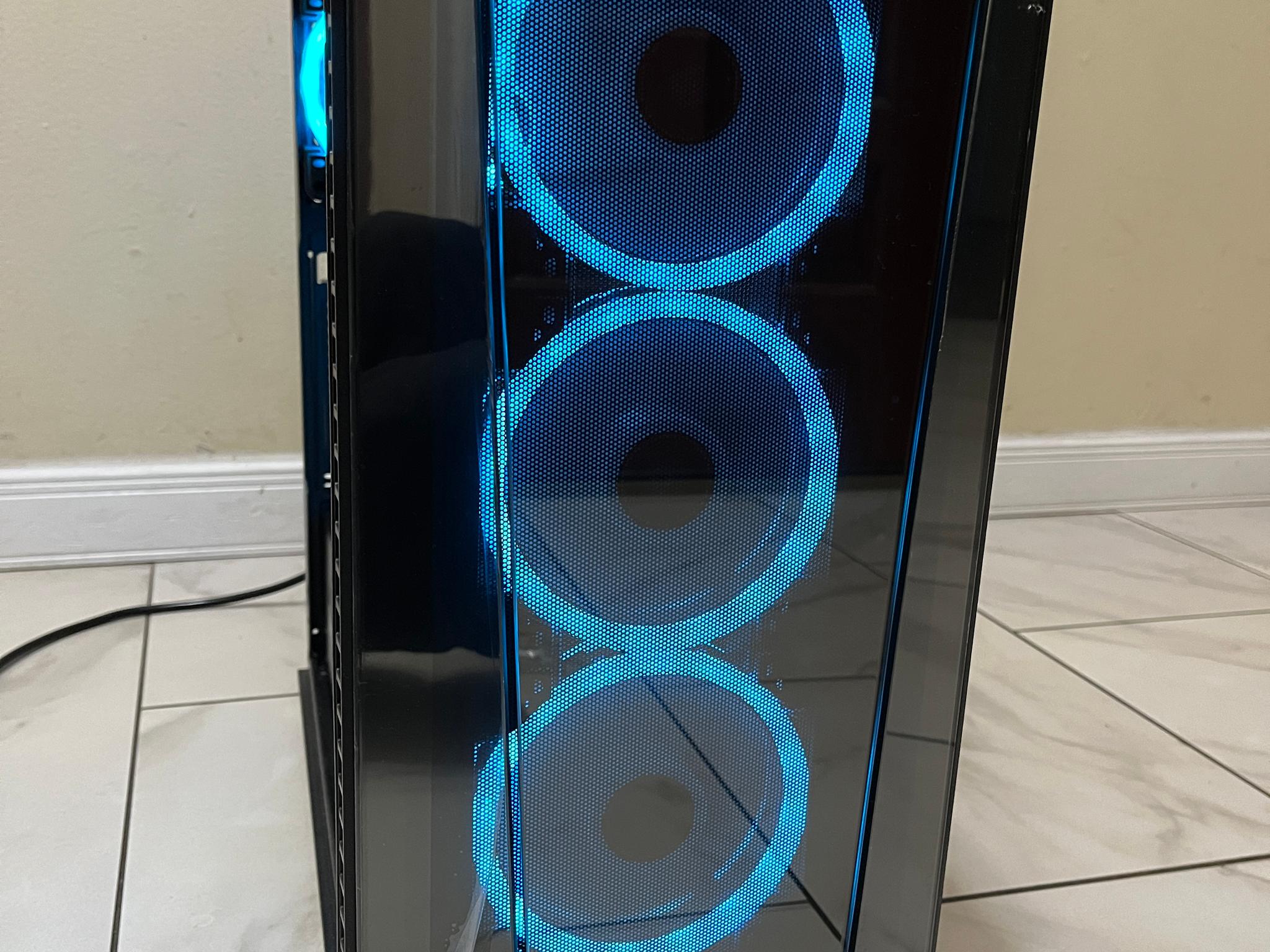🟠🔥NVIDIA GTX 1080, Intel i7-7700, 16GB RAM, 1 TB Storage, High Performance Gaming PC w/ RGB Remote