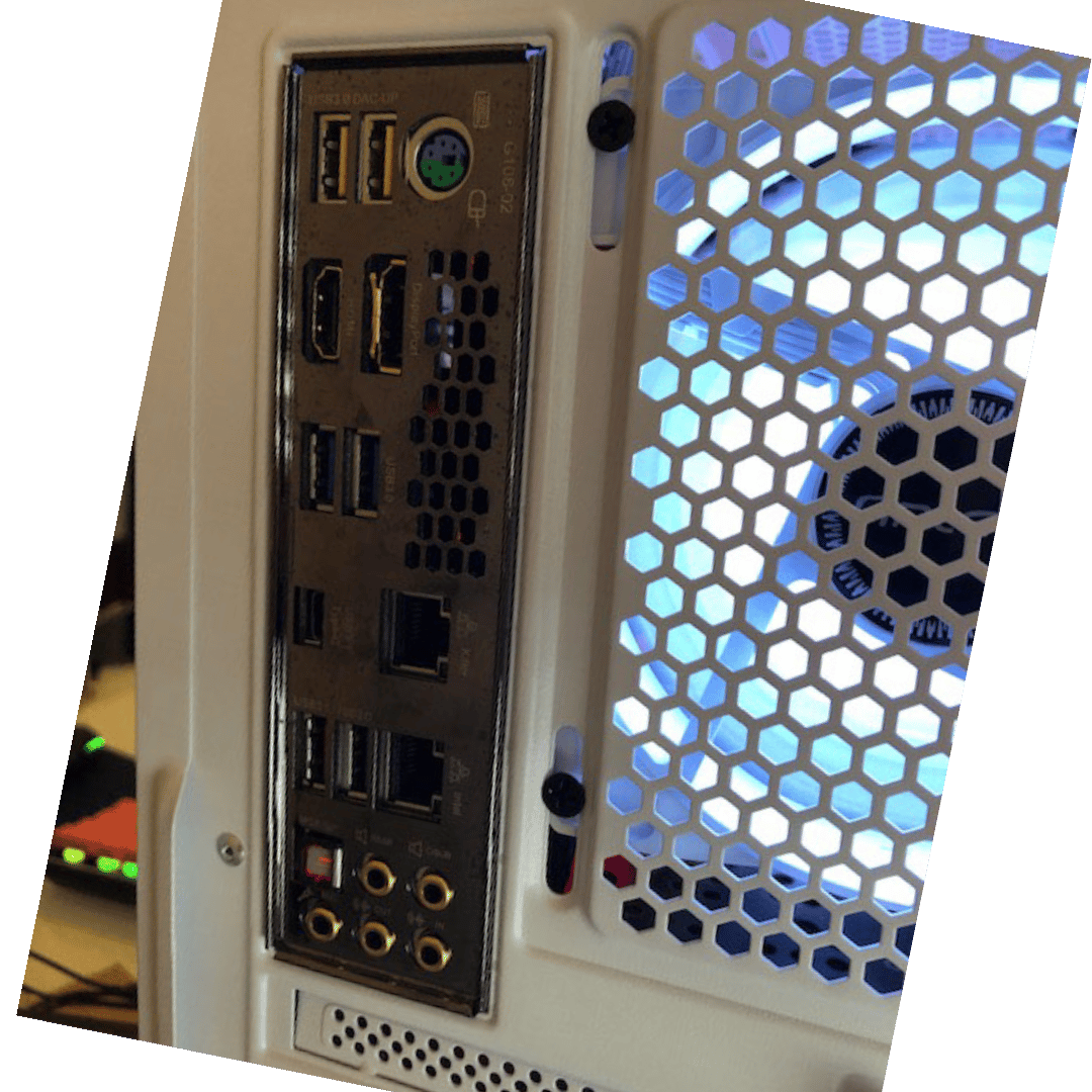 Budget 1080p all games White RGB PC | i3 8100 | rx 480 | 16gb ram | 1TB ssd