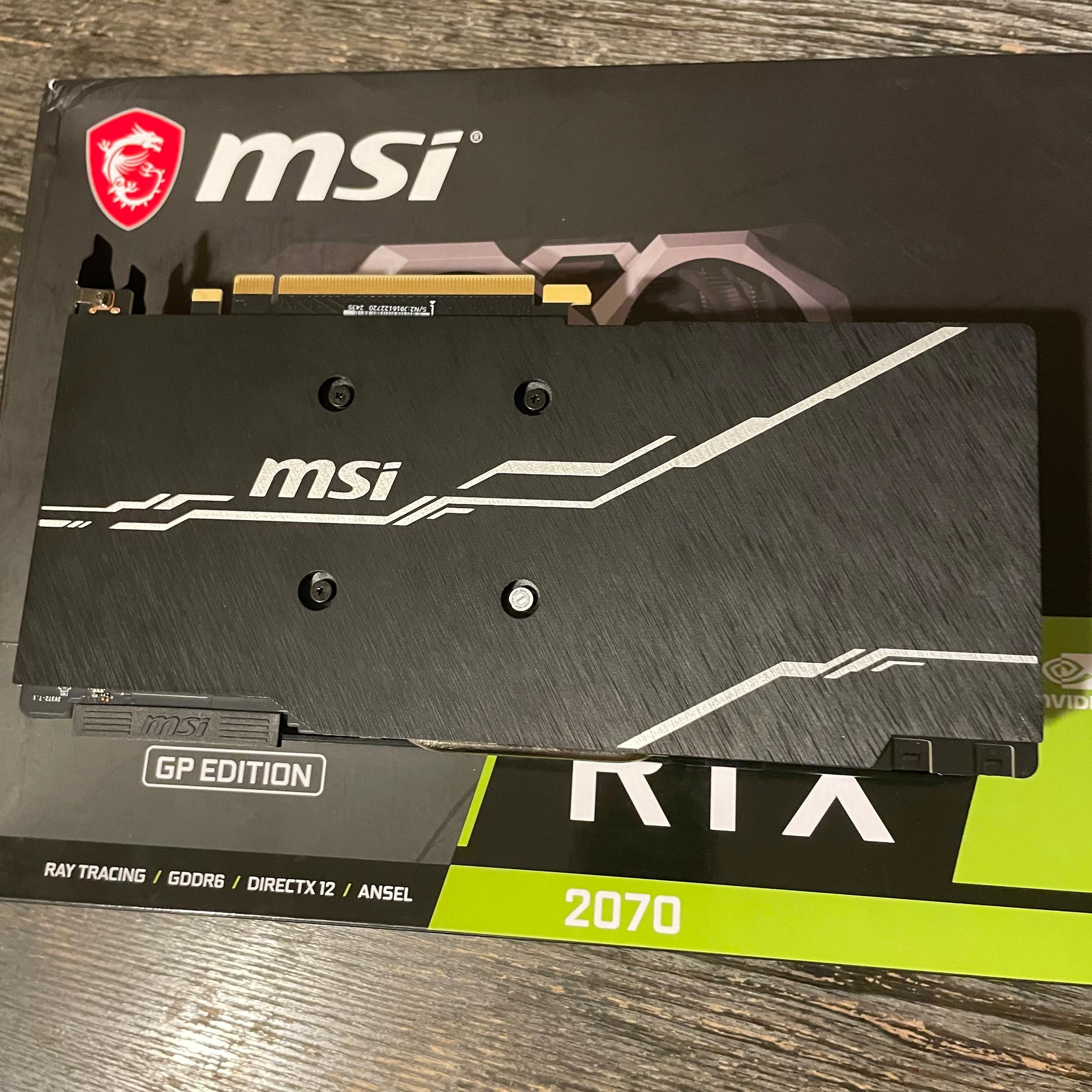 Msi rtx 2080 super Ventus oc edition