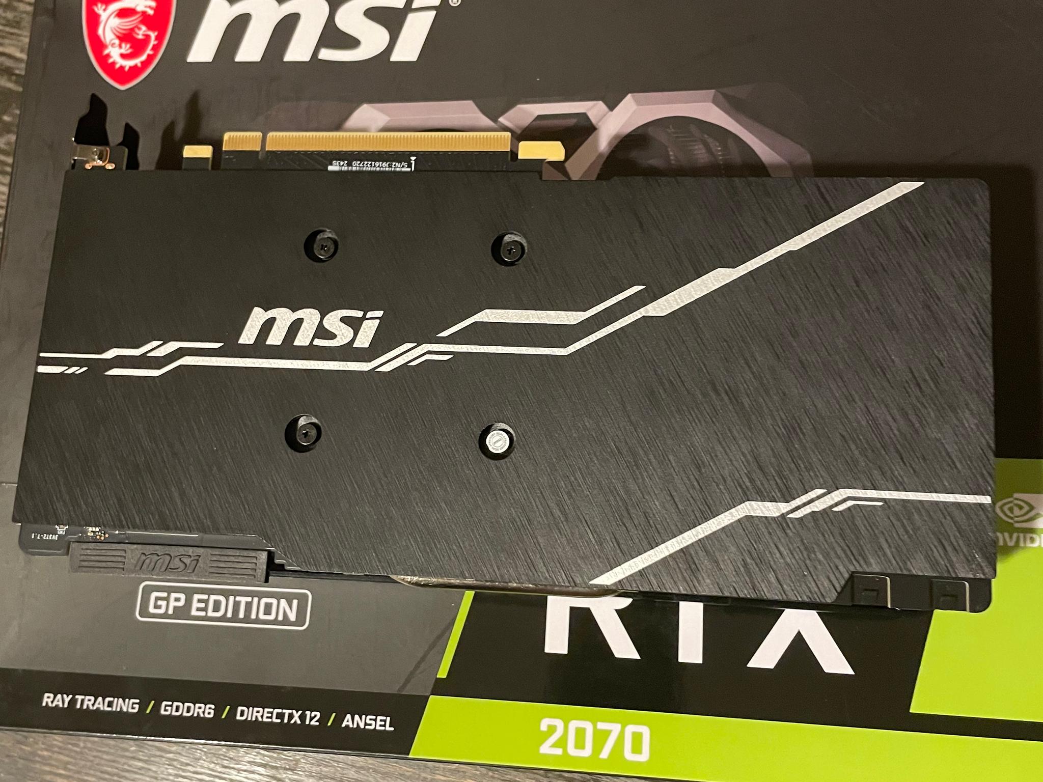 Msi rtx 2080 super Ventus oc edition