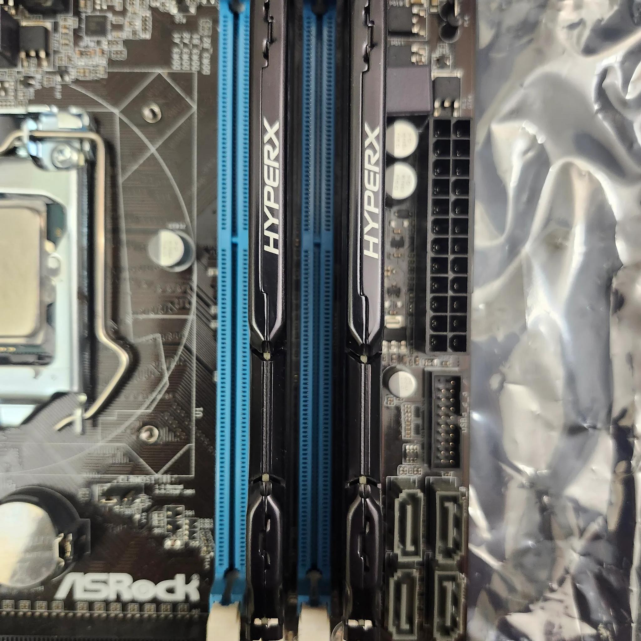 Budget motherboard and cpu ram combo INTEL i7 4790 , 16GB RAM ddr3,  4-5gen Intel motherboard ddr3