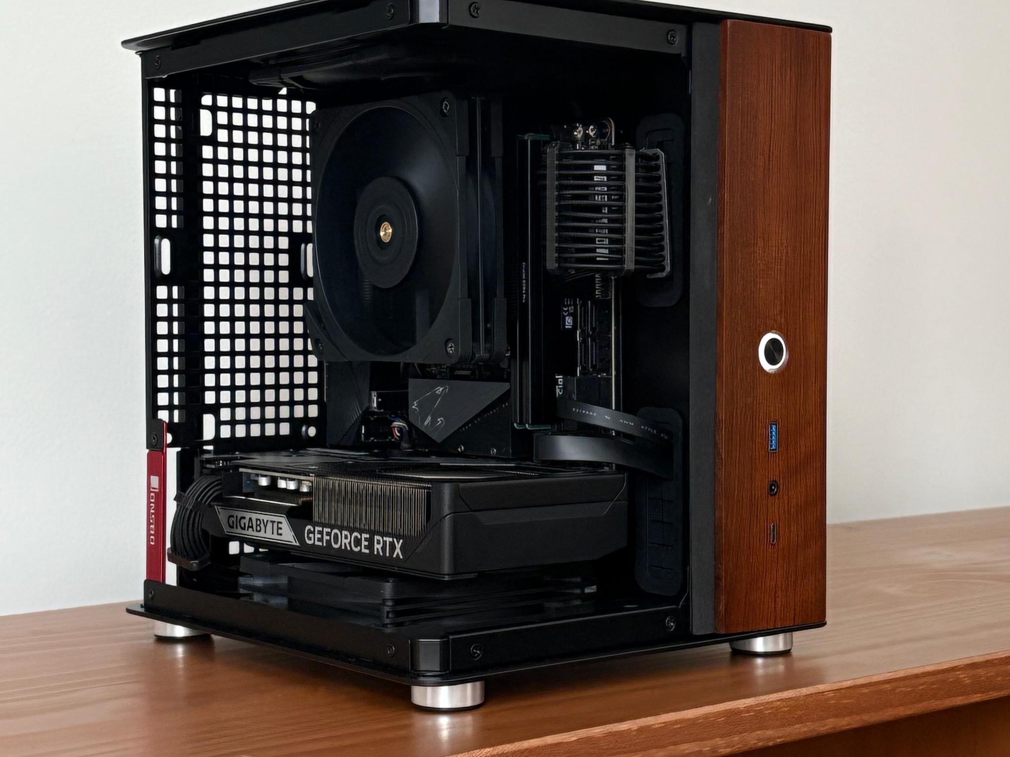 5060 TI Mini PC | R5 5600x | 5060 TI 16GB | 32GB RAM | WIFI Ethernet | Wood Jonsbo TK-0 ITX SFF