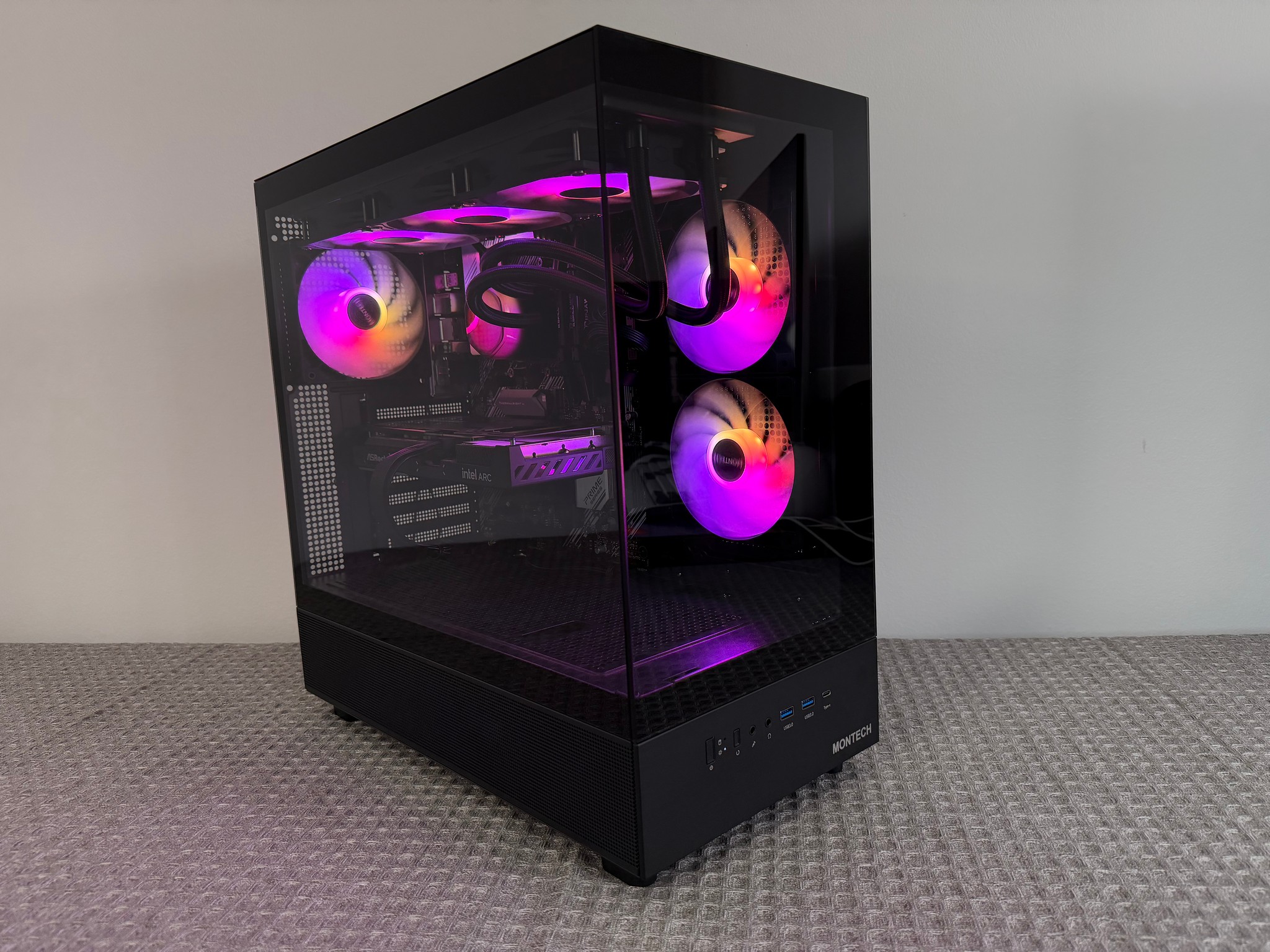 ARC B580 12GB OC • RYZEN 7 5800XT • B550 WIFI • 16GB DDR4 • 512GB SSD • 360MM AIO • NEW GAMING PC