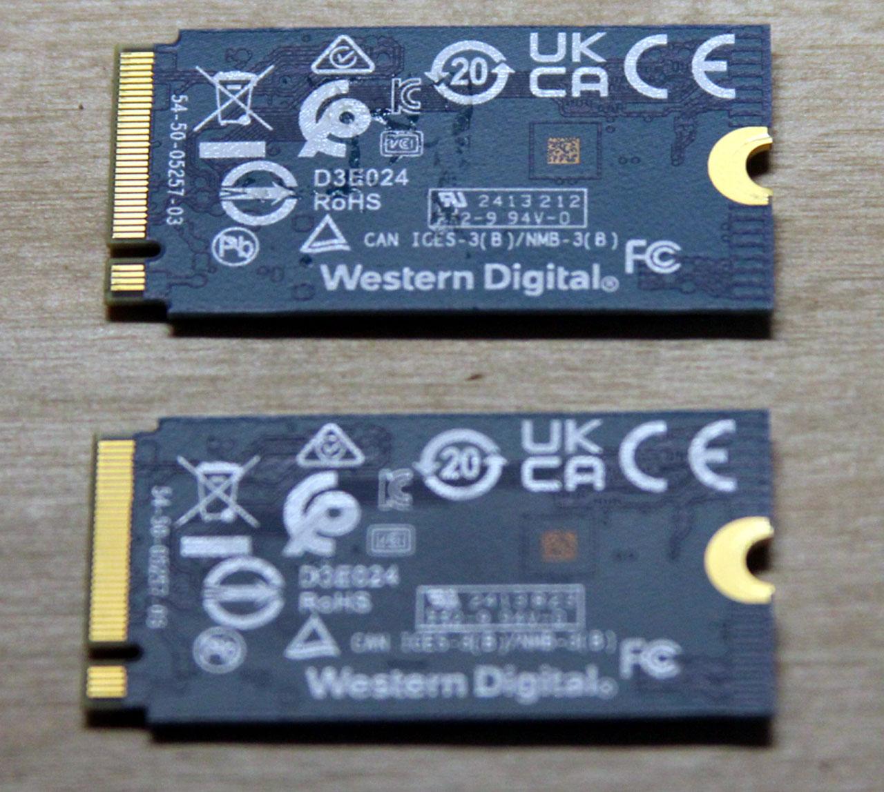 Western Digital 2 TB SN530 ** MY LAST DRIVE ** NVMe M.2 2242 PCIe Gen3 x4 NVMe v1.4