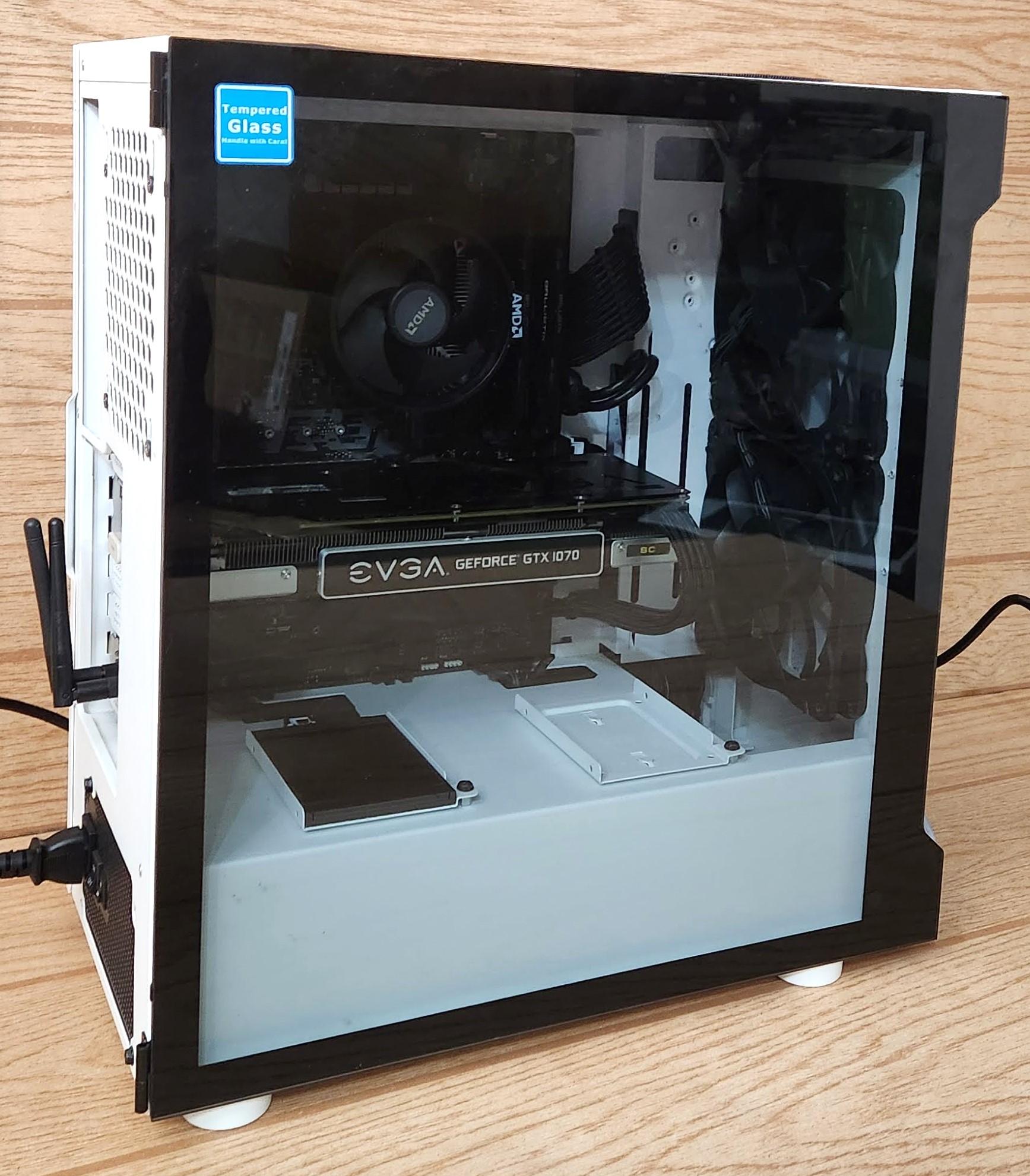 Custom Gaming PC-GTX 1070 R5 1400  512GB SSD 16GB RAM