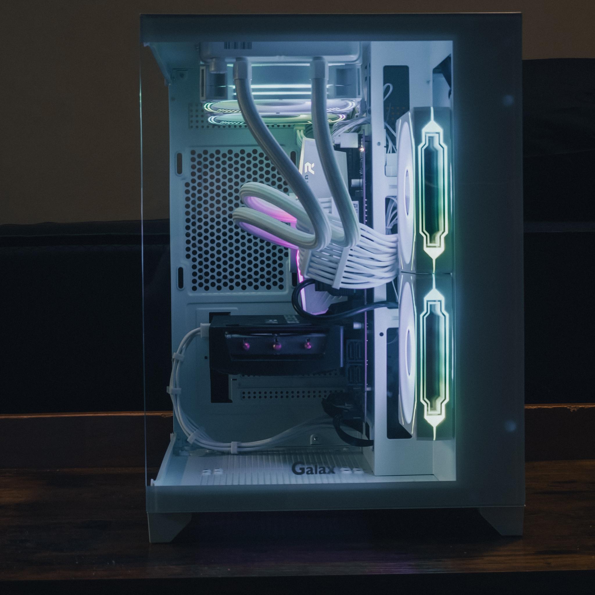 🤍 White RGB Gaming PC – RTX 5060 | i5-10400F | 16GB DDR4 | 512GB NVMe 🤍