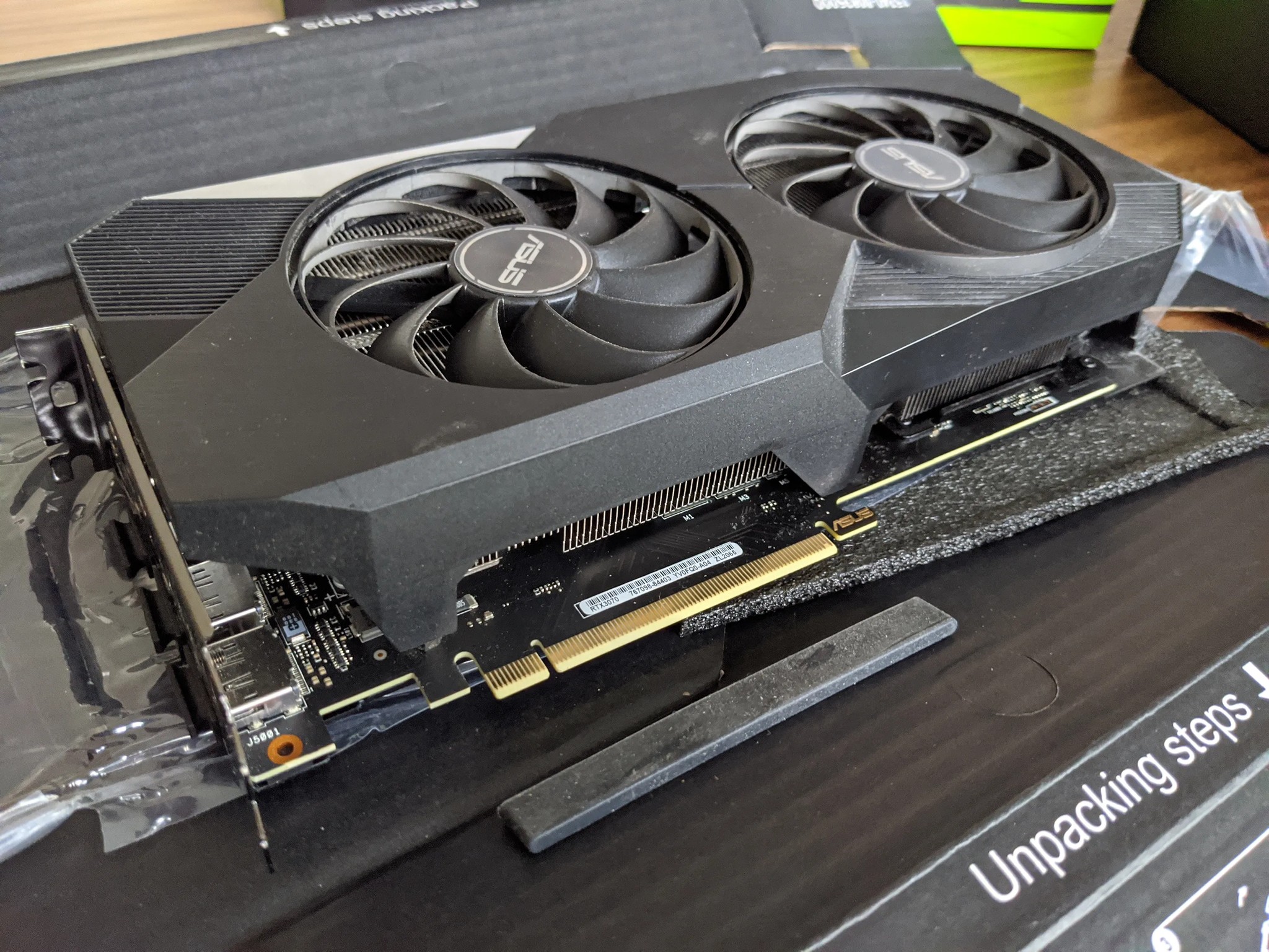 ASUS RTX 3070 Dual OC 8gb