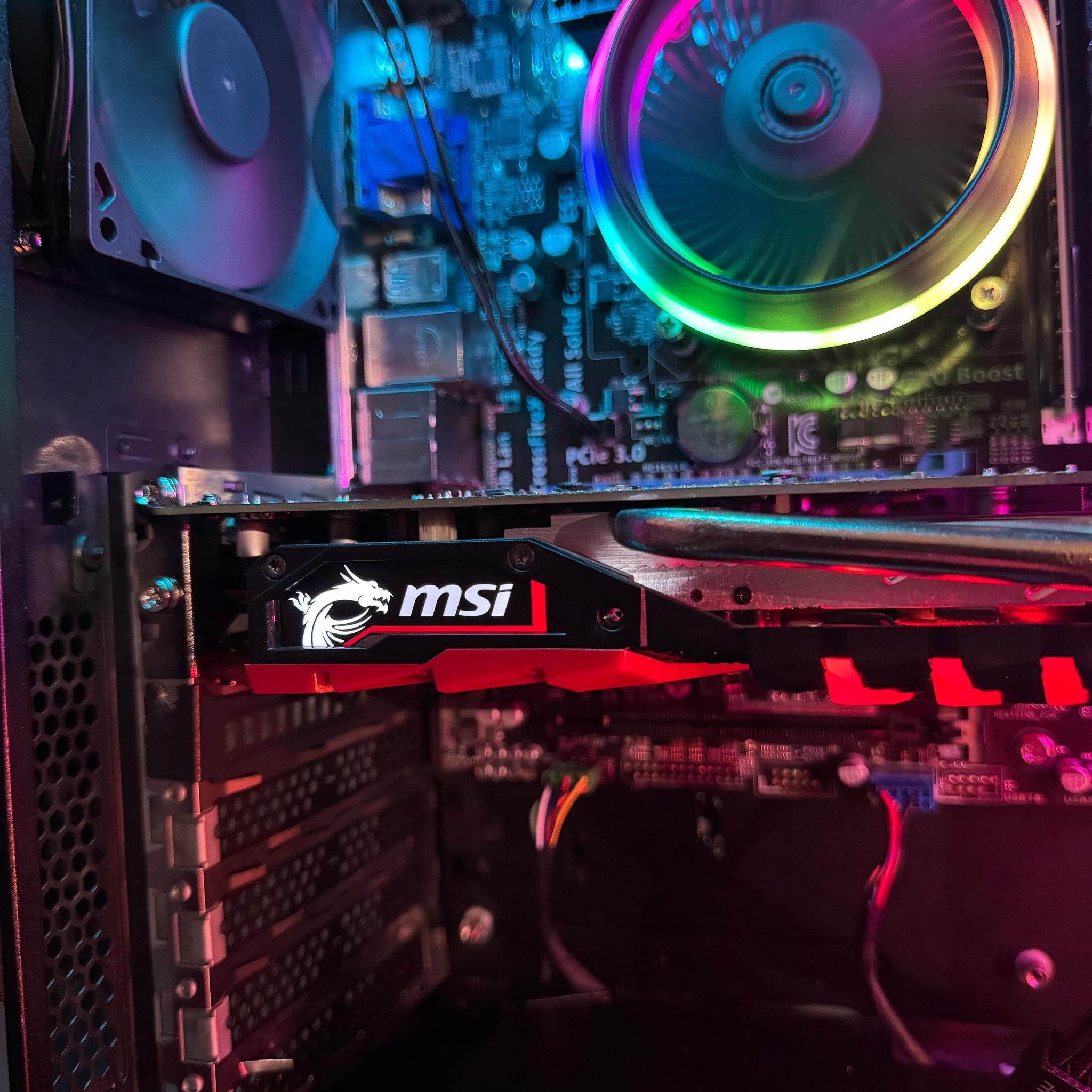 i5-3570K, GTX 1050 Ti MSI, 16GB RAM, 180GB SSD + 1TB HDD Gaming PC
