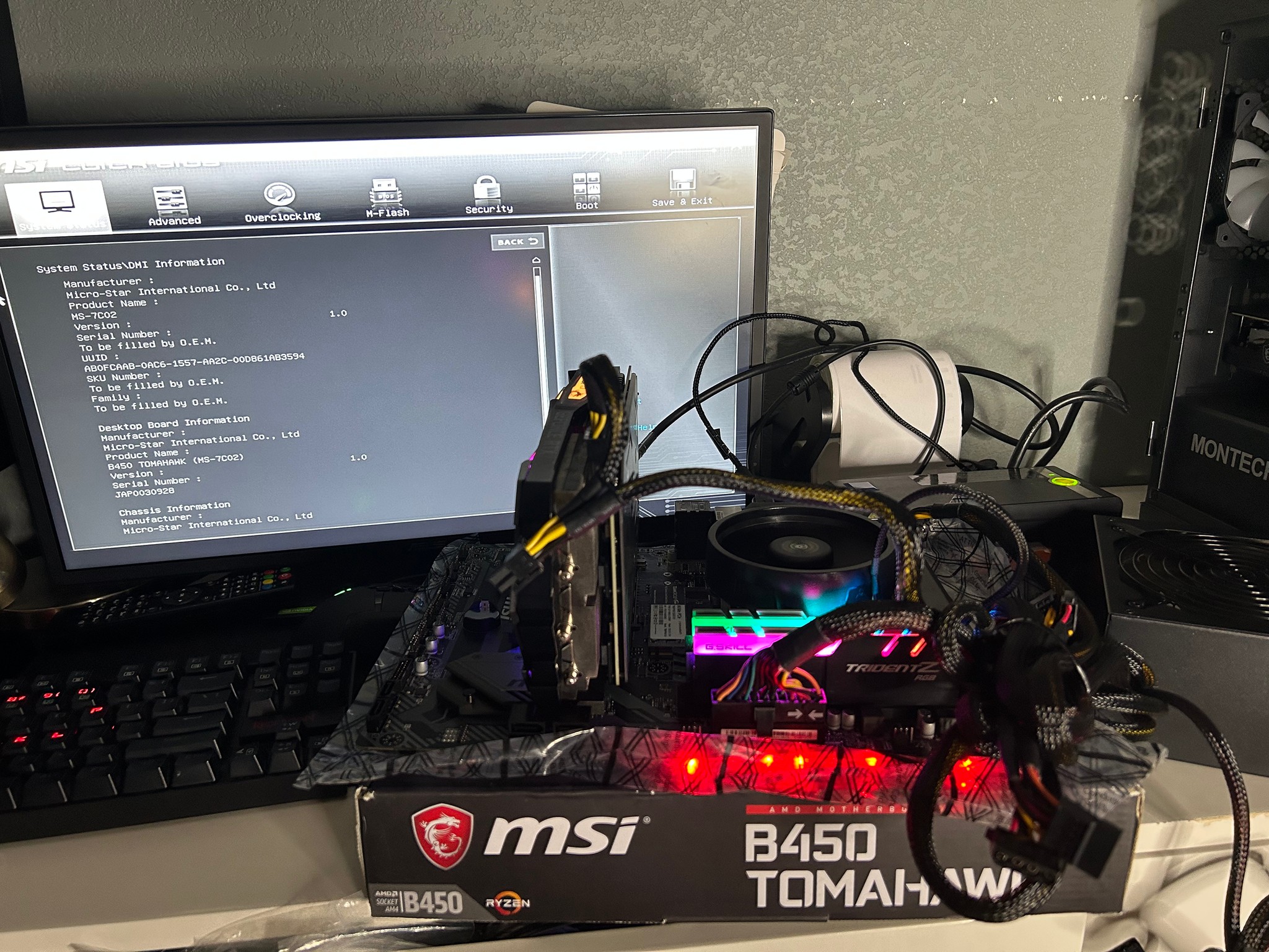 MSI B450 Tomahawk ATX AM4 Motherboard