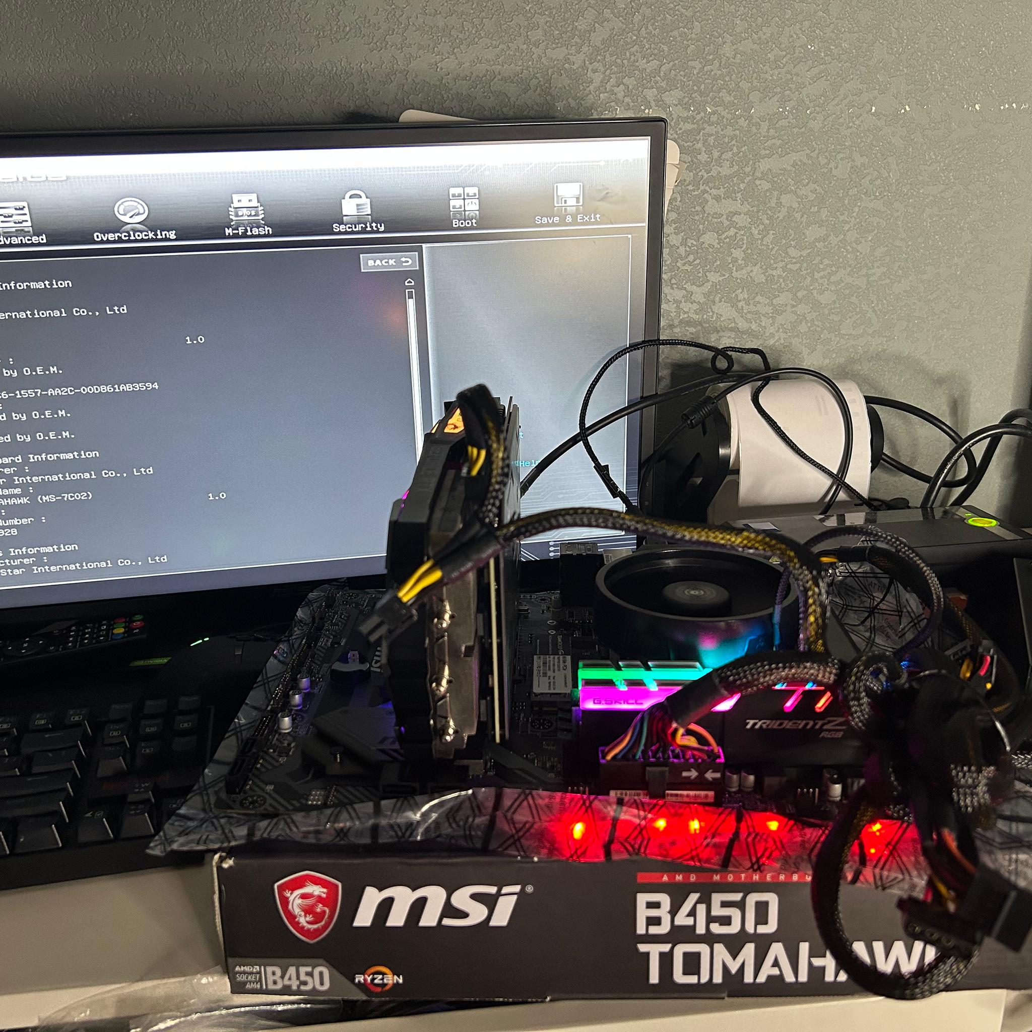MSI B450 Tomahawk ATX AM4 Motherboard