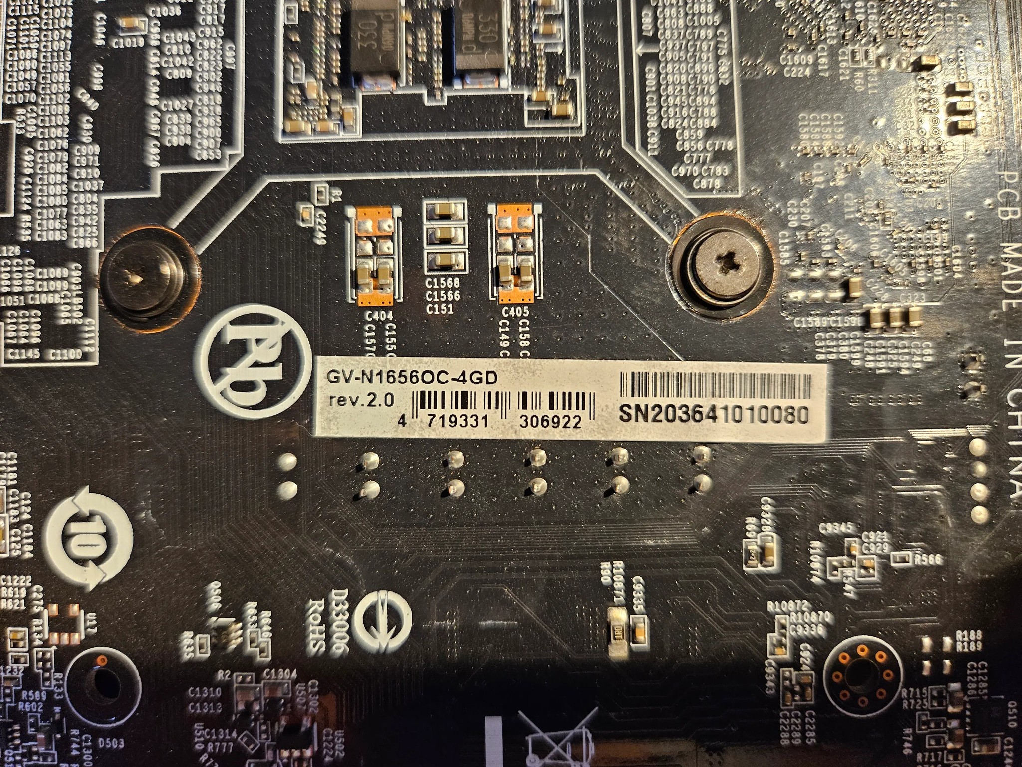 Gigabyte GTX 1650 D6 OC 4GB Graphics Card
