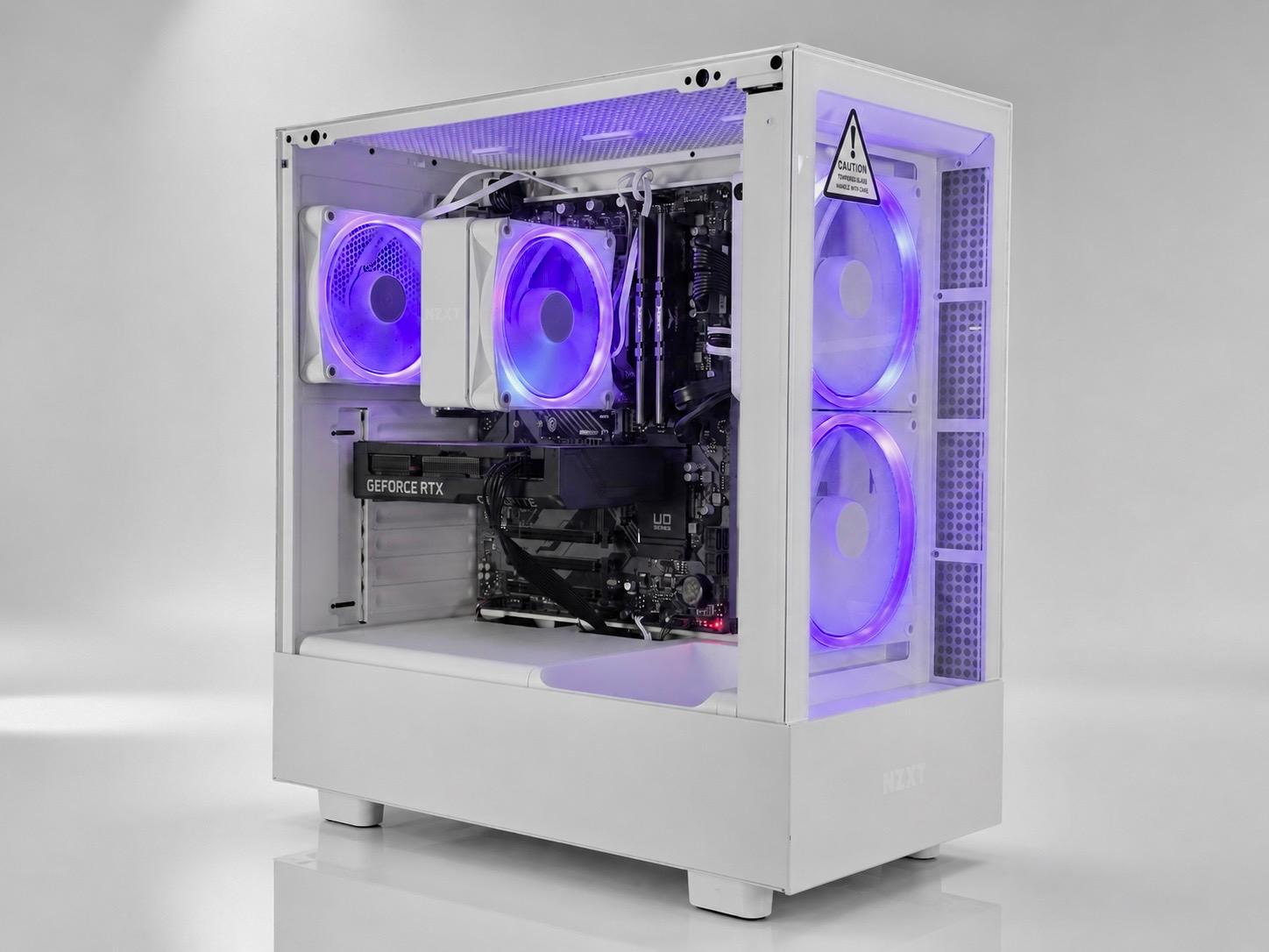 ❄️ SNOW Gaming PC | RTX 4060 Ti | Core i5-12400F | 16GB RAM | 1TB NVME | WiFi and BT | Free Ship
