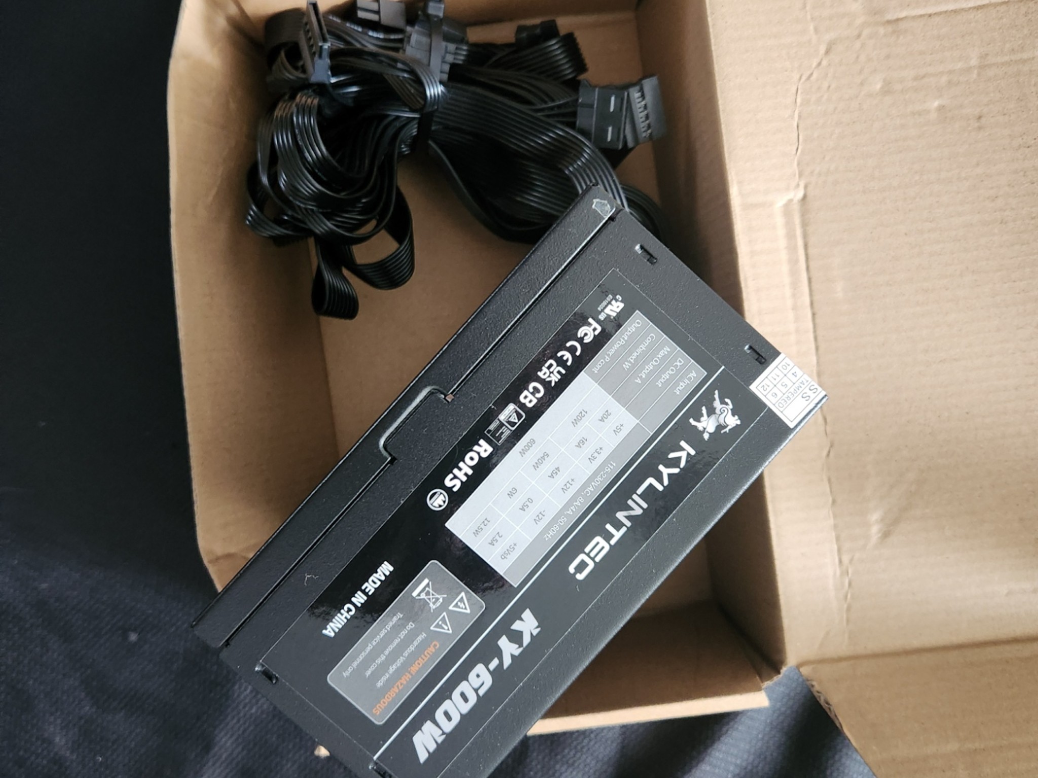 Kylintec Thunder Power ATX / MATX Power Supply New open box