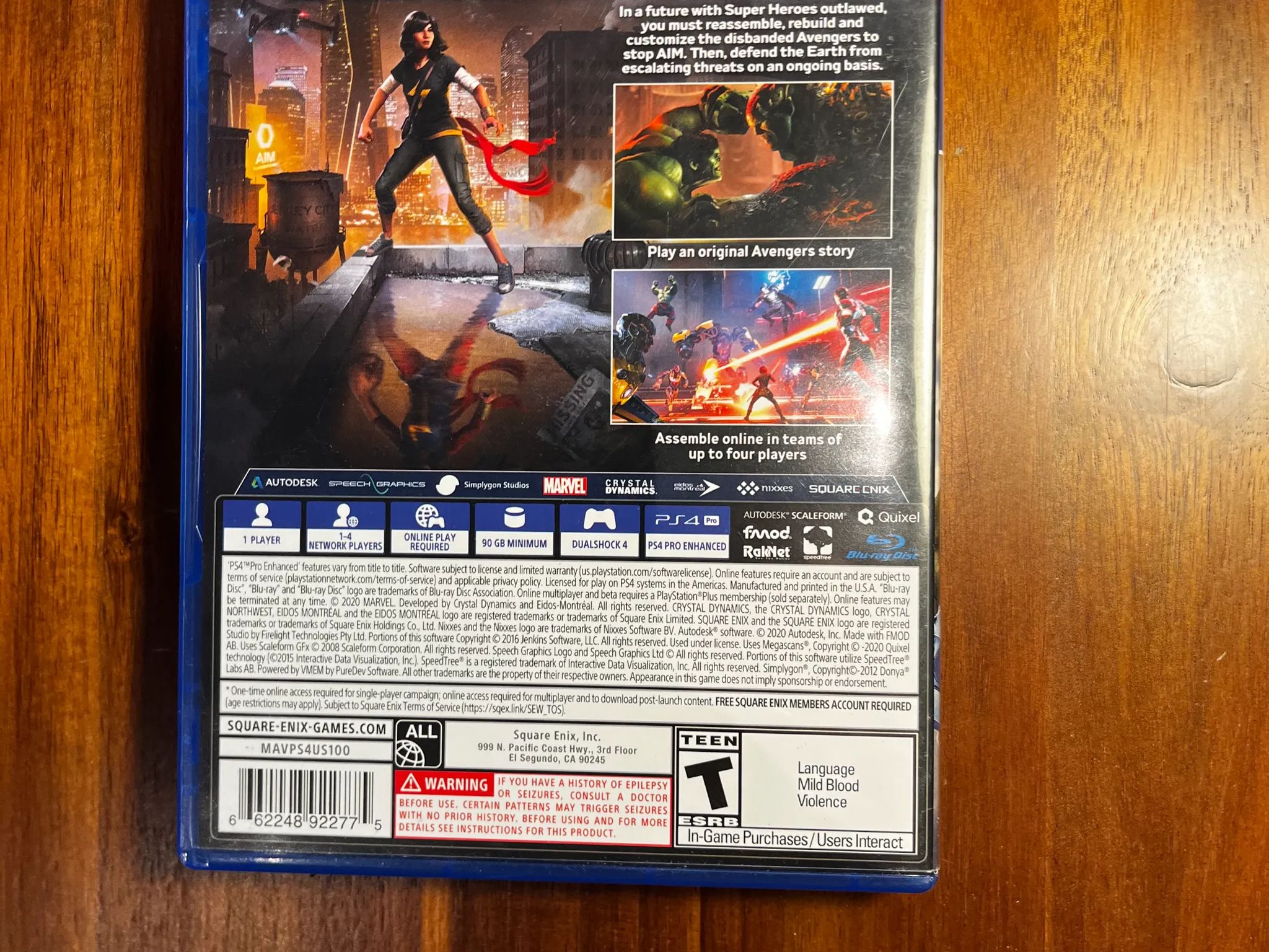 MARVEL AVENGERS PS4/PS5 - SALE