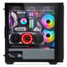 COMBO! SEGOTEP  Gank 360 ATX CASE  | Magnetic Front Panel| FROZEN 360 cooler with 4 HQ ARGB FANS