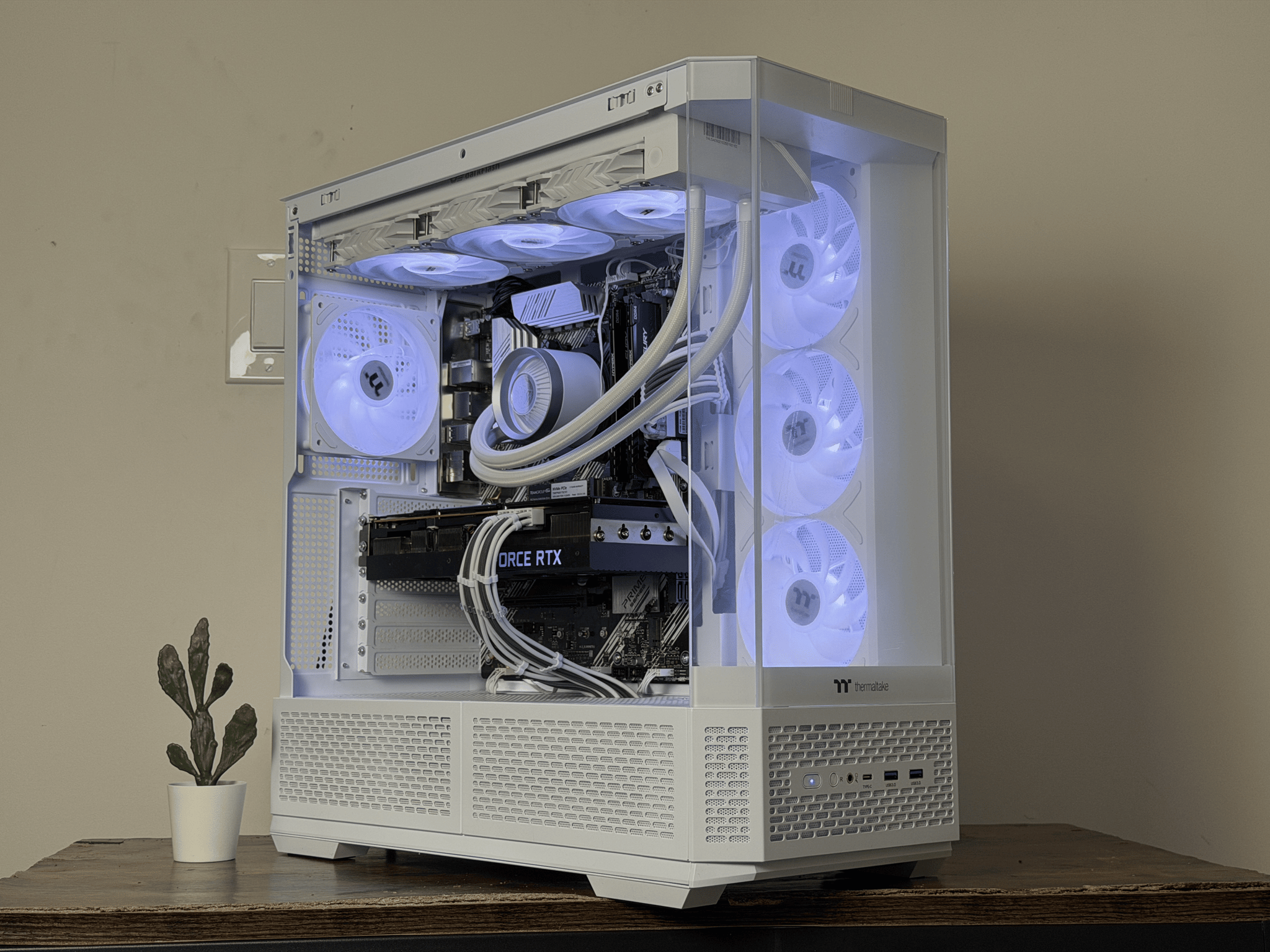 ❄️Snow❄️| RTX 3080 | RYZEN 7 5700 | 32GB RAM | 1TB NVME SSD | 1440P Gaming PC