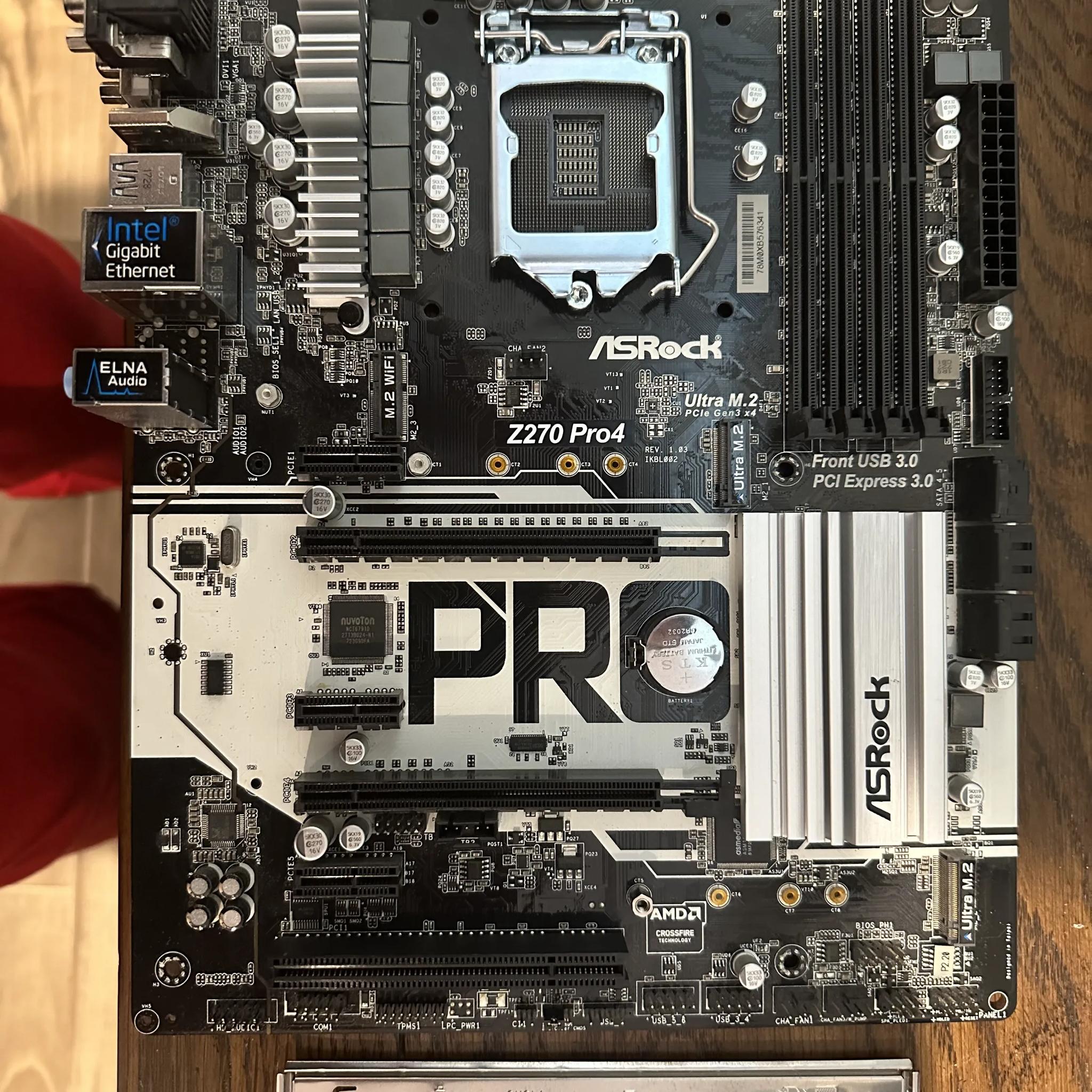 ASRock Z270 Pro4 Intel 6th/7th Gen Motherboard
