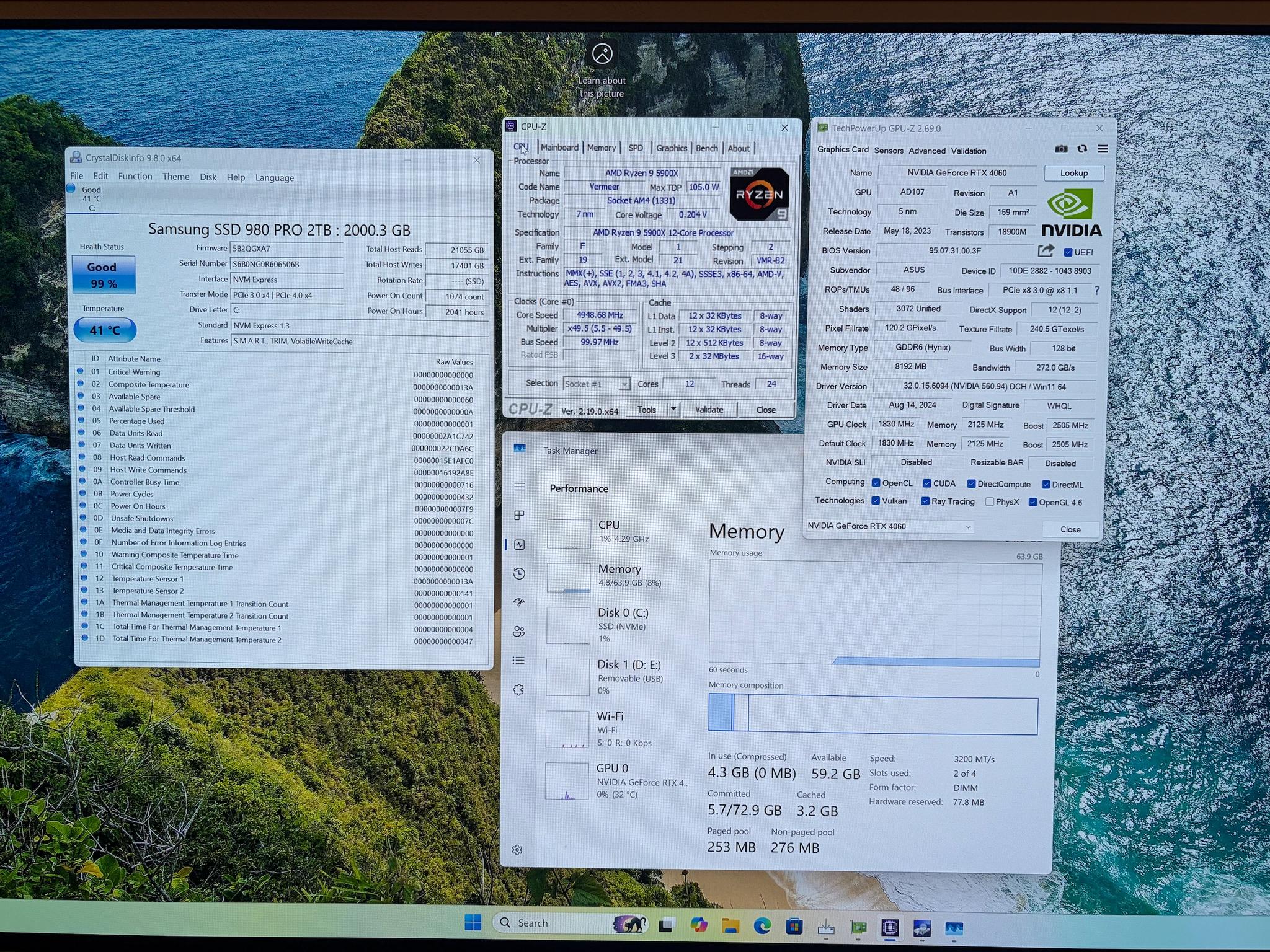 Powerful & Compact Gaming PC/Workstation: 5900x with 64GB RAM
