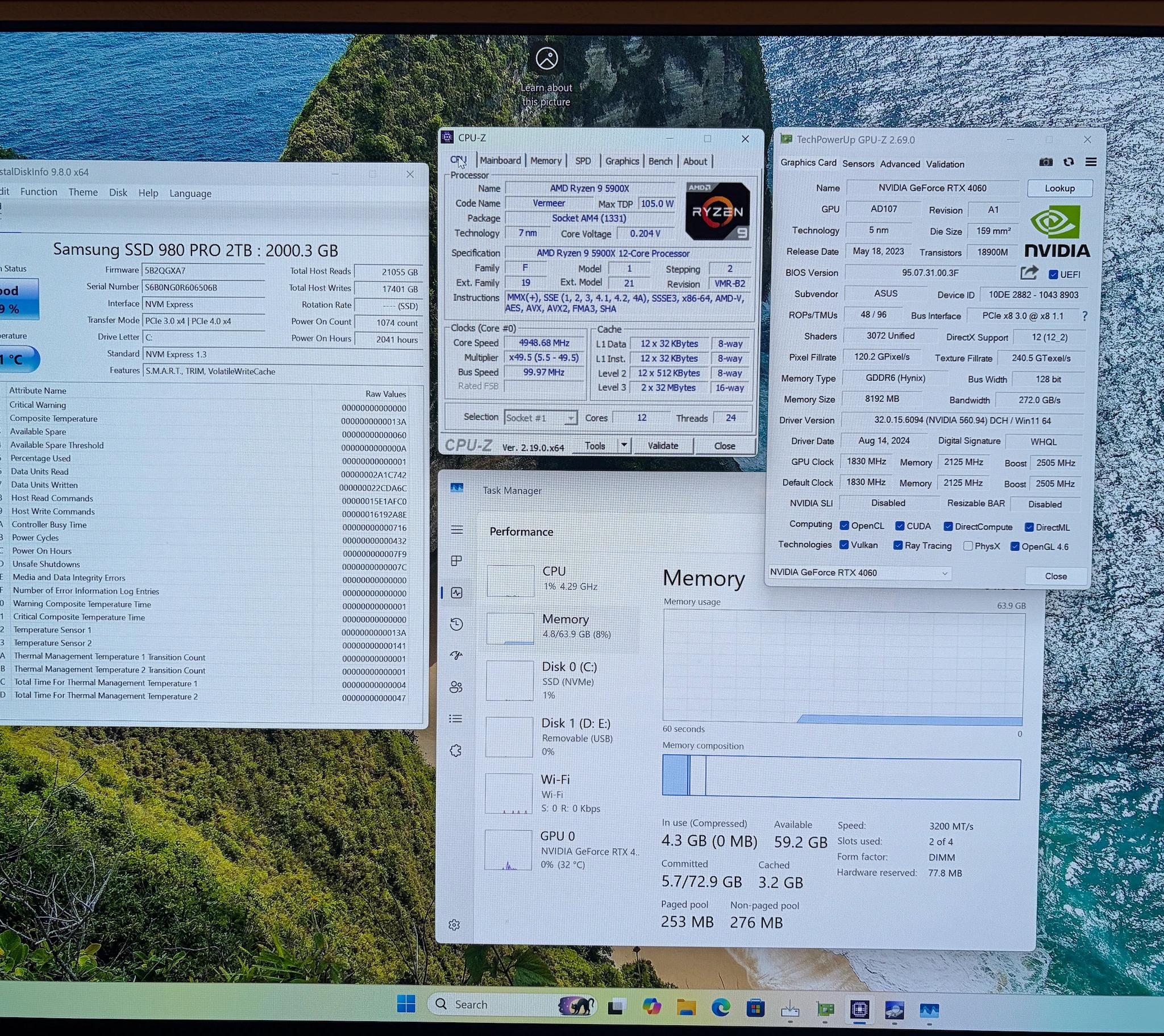 Powerful & Compact Gaming PC/Workstation: 5900x with 64GB RAM