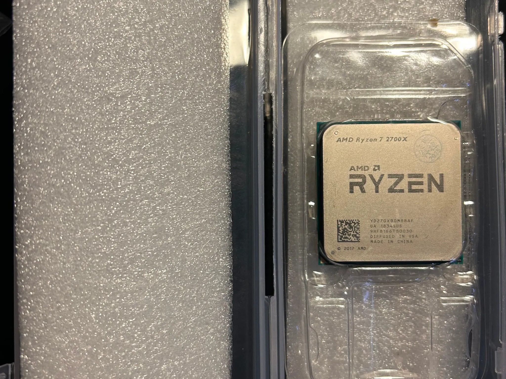 🔧 AMD Ryzen 7 2700X | 8-Core 16-Thread | 3.7GHz Base / 4.3GHz Boost | Socket AM4