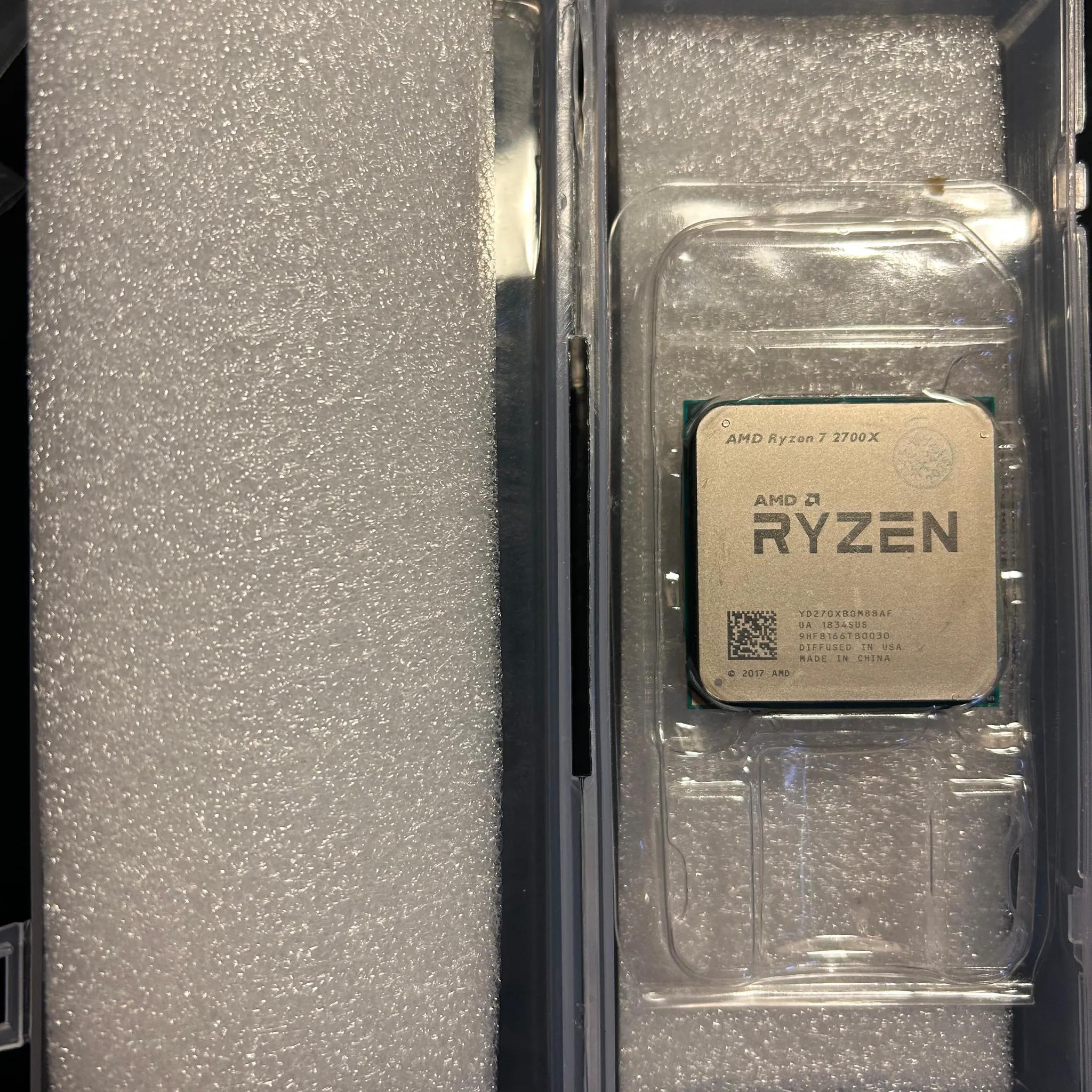 🔧 AMD Ryzen 7 2700X | 8-Core 16-Thread | 3.7GHz Base / 4.3GHz Boost | Socket AM4