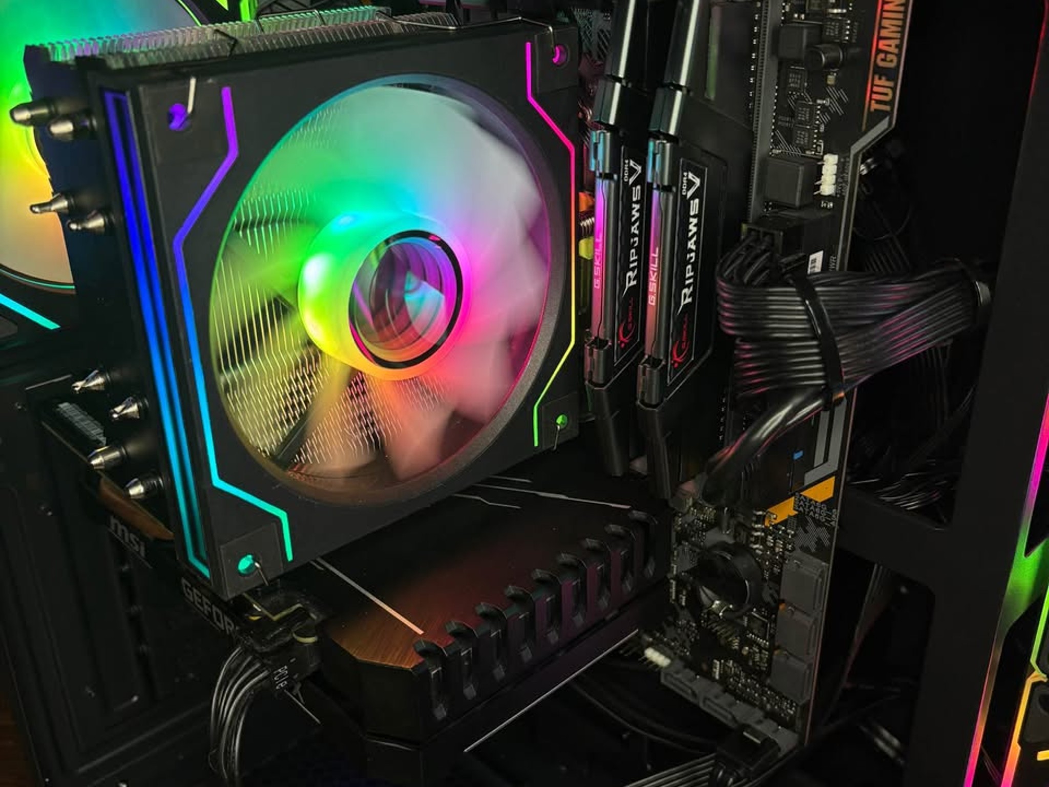 Black Gaming PC (GTX 1660 6GB + I5-9400F + 16GB DDR4 + SSD + HDD)