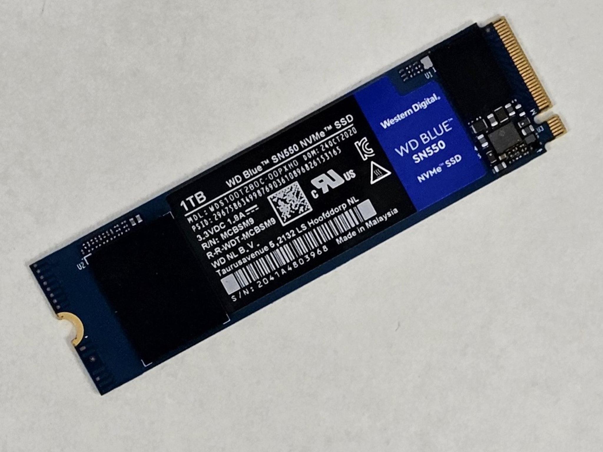 1TB NVMe M.2 SSD WD Blue SN550 Gen3