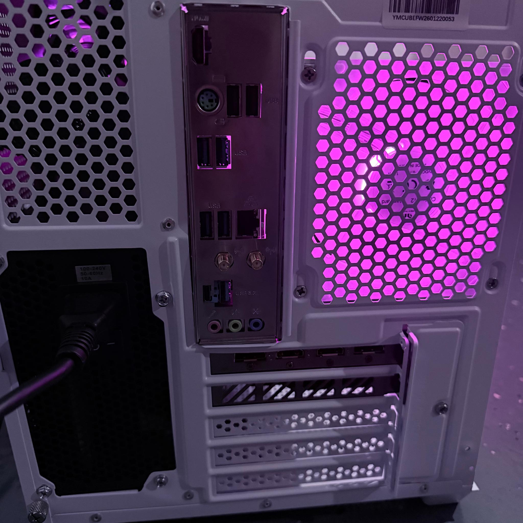 ⚪️"White Lotus"🪷| 1440p Gaming | Ryzen 7 5800X3D  | RTX 4060 | 32B Ram | 1TB NVMe Storage