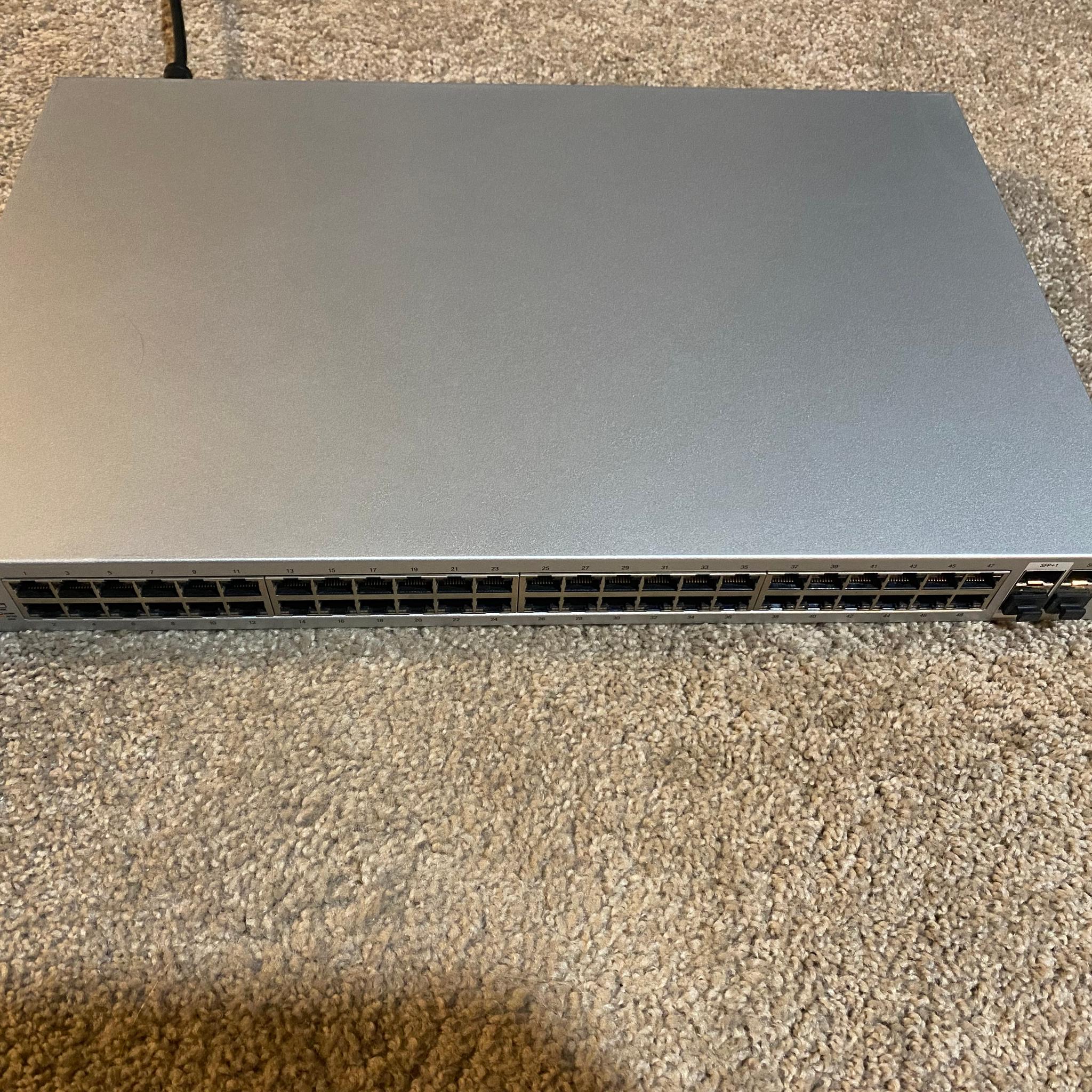 Ubiquiti UniFi US-48 48-Port Switch | NON-PoE | 2x SFP+ 10G + 2x SFP | Rackmount | Tested
