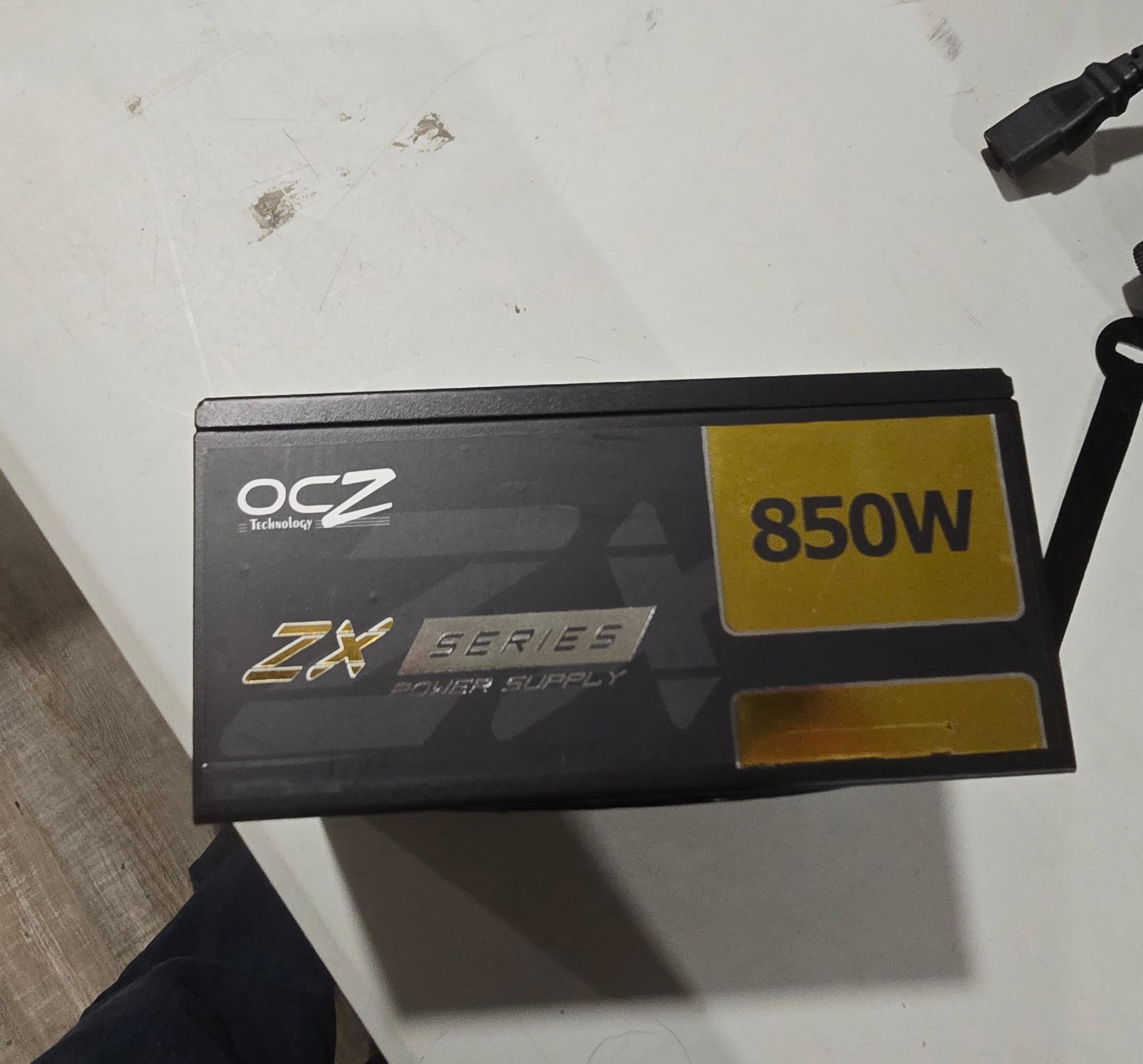 OCZ 80+ gold 850W power supply