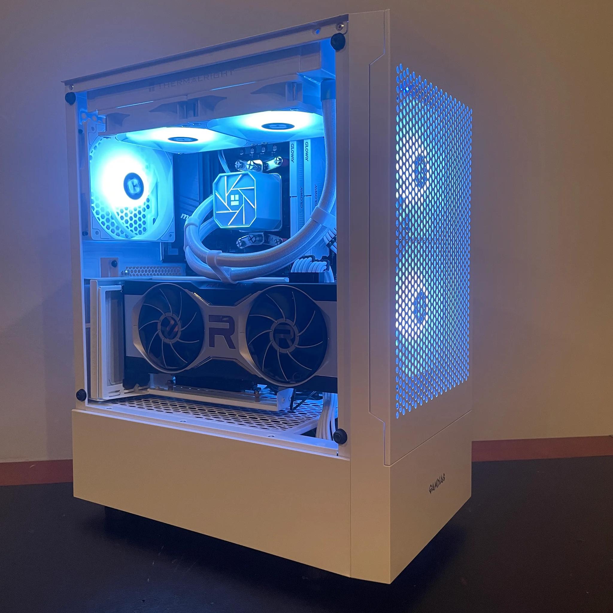 Ryzen 5 5600 + RX 6700XT Gaming PC | 1440p Capable | White Aesthetic