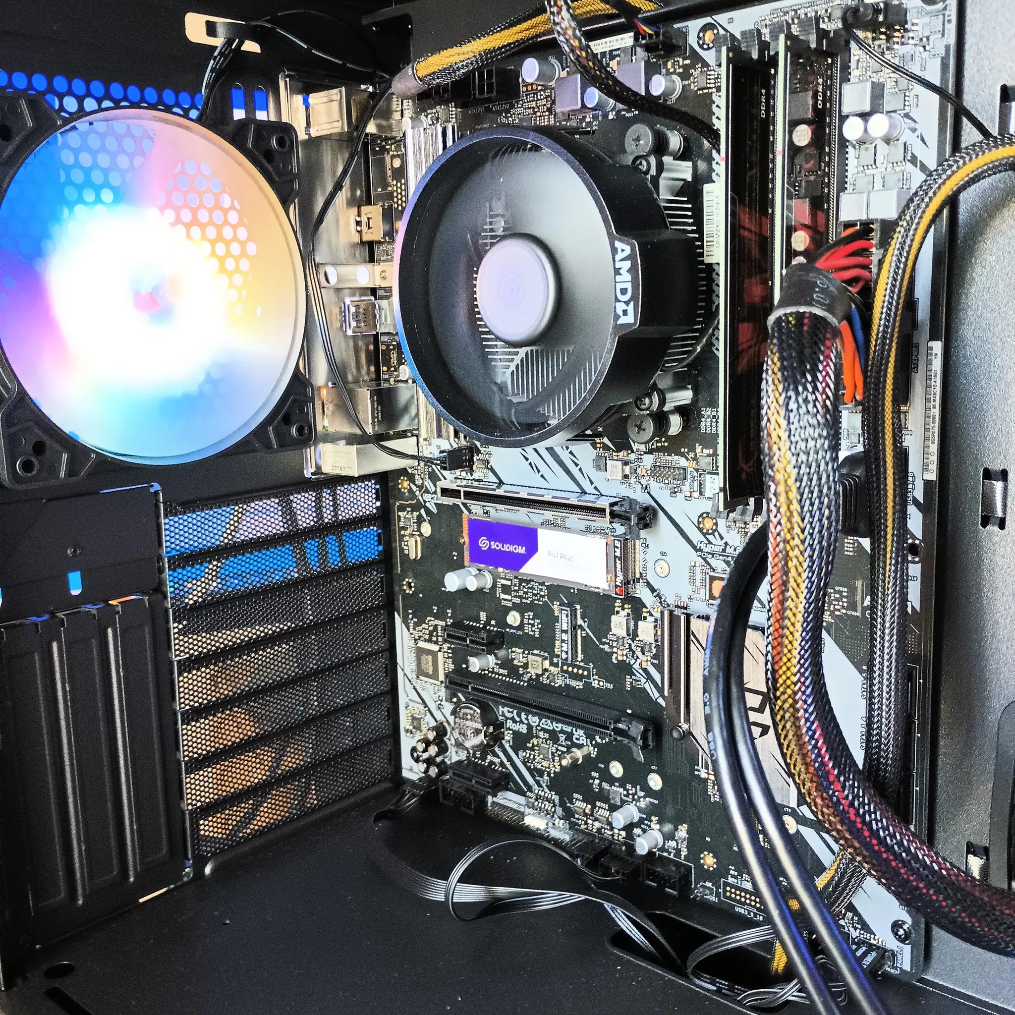Base/Entry level PC|AMD Ryzen 5 CPU w/ iGPU|1TB SSD|16GB RAM|750W PSU|RTX 4070 & RT 7800 XT READY