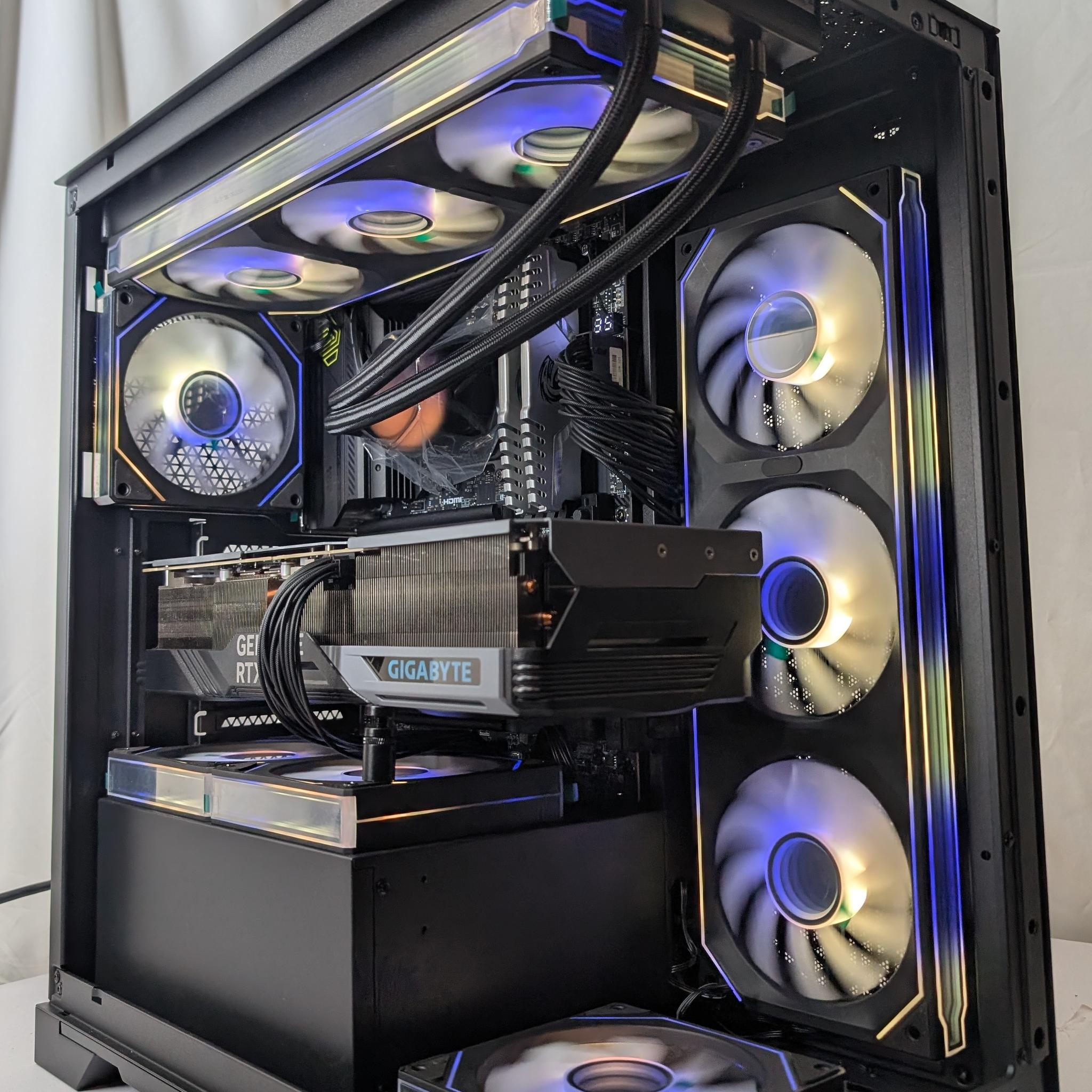 RTX 4080 | RYZEN 7 9800X3D | 32GB DDR5 | 2TB NVME | 850W PSU | 360MM AIO