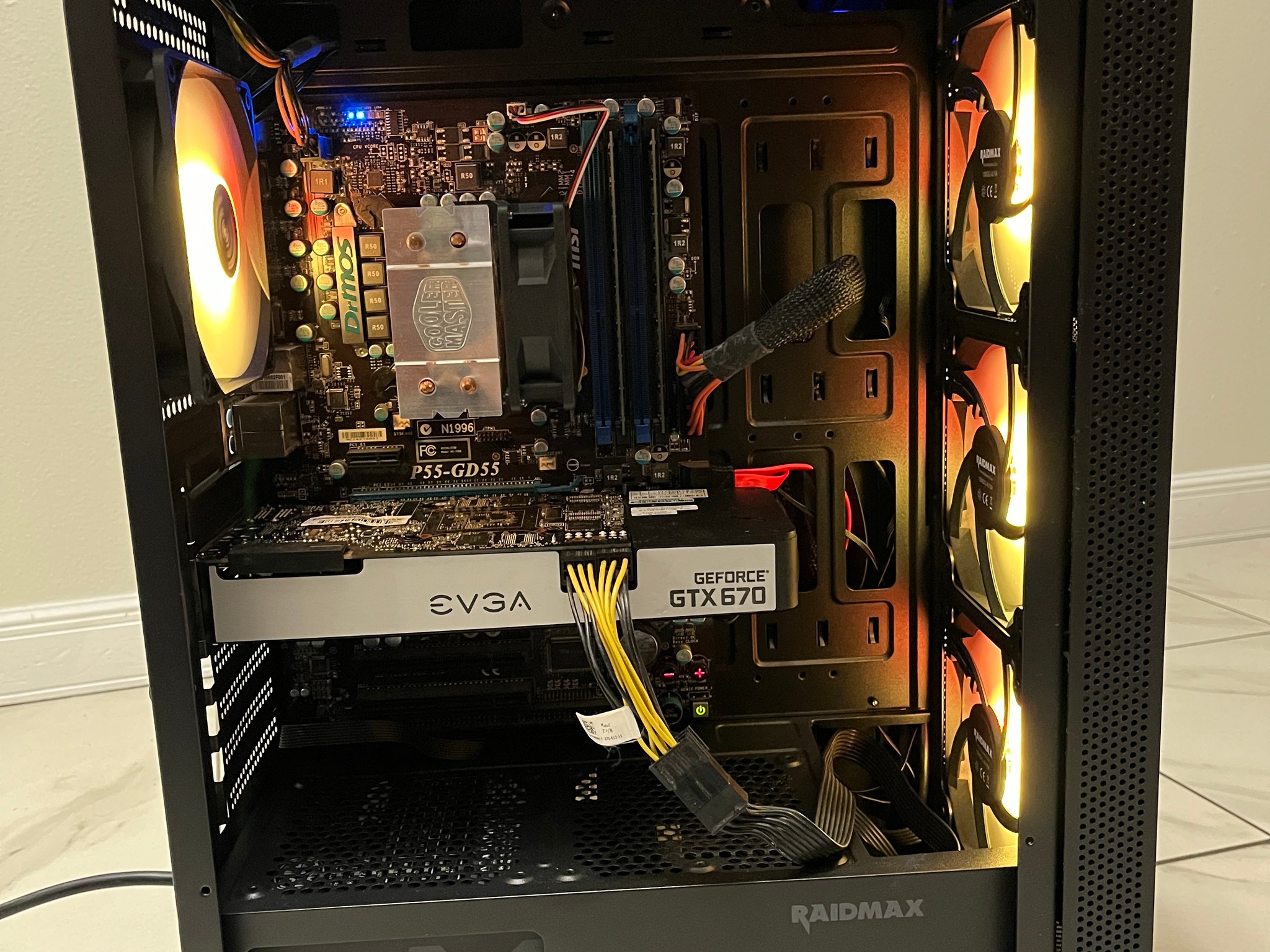 Super Budget Gaming PC - Intel i5-750, NVIDIA GTX 670, 16GB RAM, 756GB Storage, w/ Wi-Fi & BT