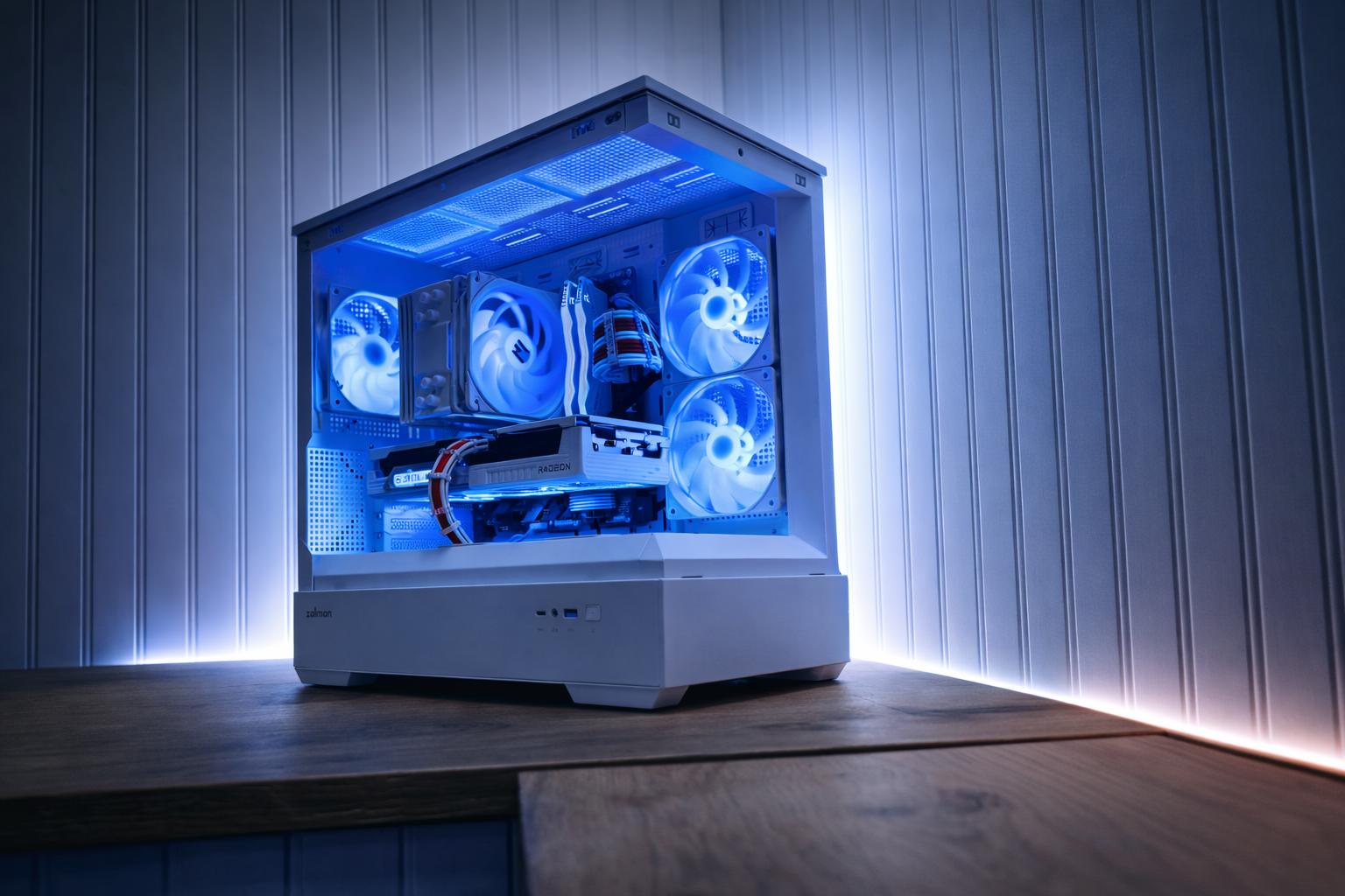 ❄️ Arctic Strike – 1440p Beast | RX 9060 XT 16GB | Ryzen 5 9600X | 4TB/16gb ddr5/650 watt psu ❄️