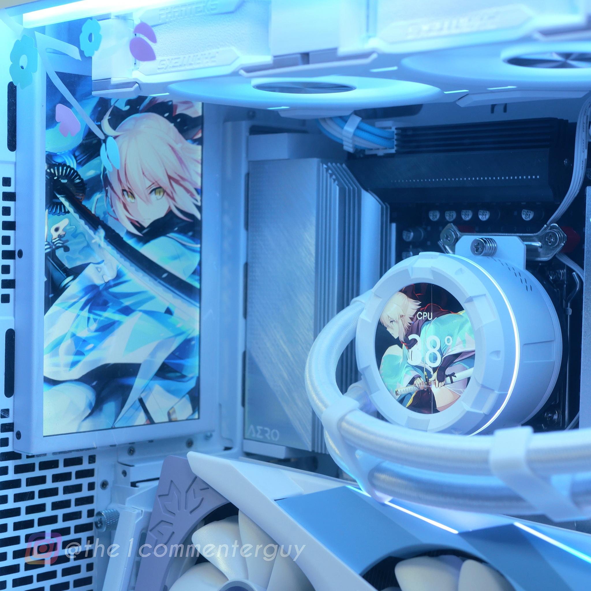 🌸Sakura👰🏻‍♀️NV5 🩵|💜 Ryzen 7800X3D, RX 7800XT, 32GB RAM, 2TB nvme White gaming pc
