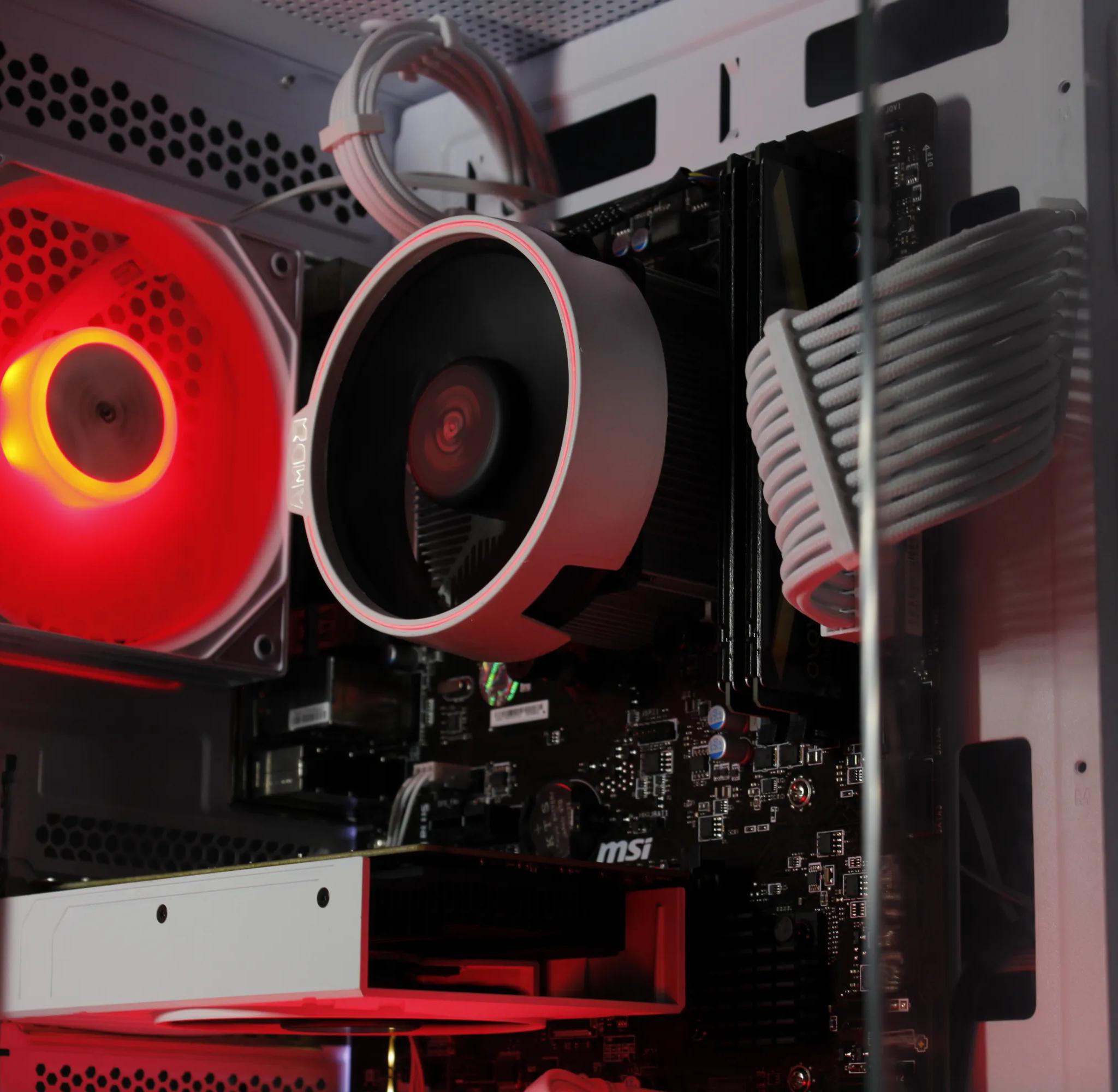 🤍 White Gaming PC [Ryzen 7] [GTX 1650] [16GB RAM]