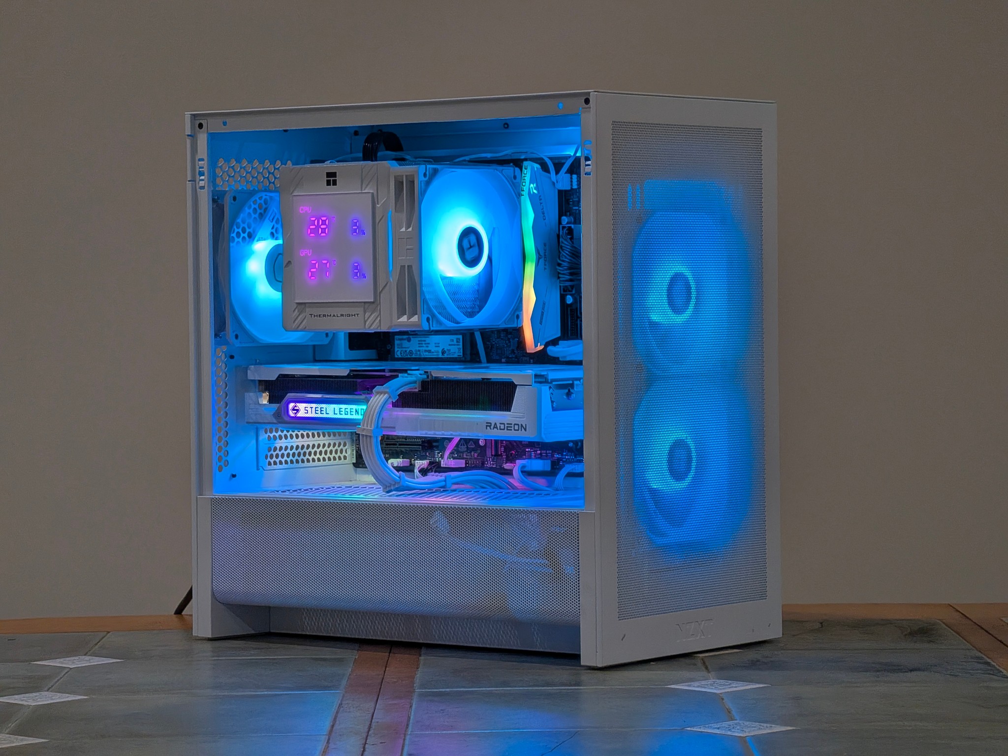 🌈🤍Ryzen 5 7600x | RX 9060XT 8GB | 16GB DDR5 | 1TB SSD | Gaming PC🤍🌈