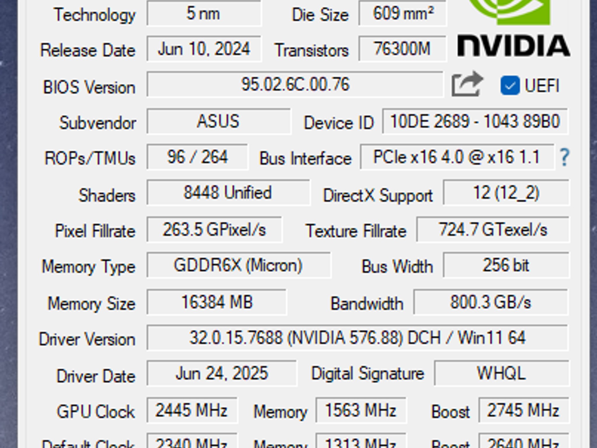 Asus Tuf 4070 Ti Super