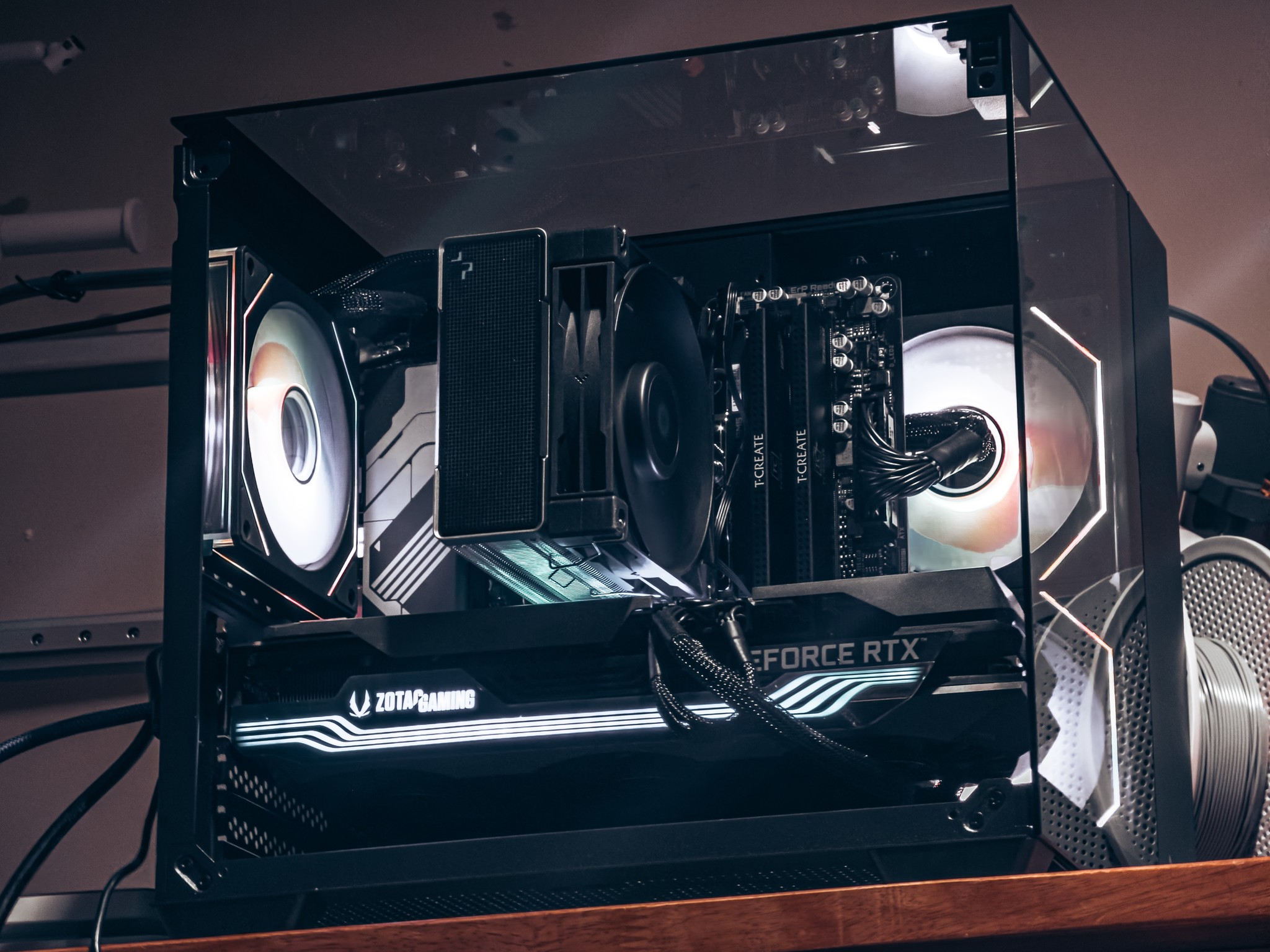 🔥 High-End Gaming PC – Ryzen 9 7950X | RTX 3080 Ti | 64GB DDR5 | RGB Fishtank 🔥