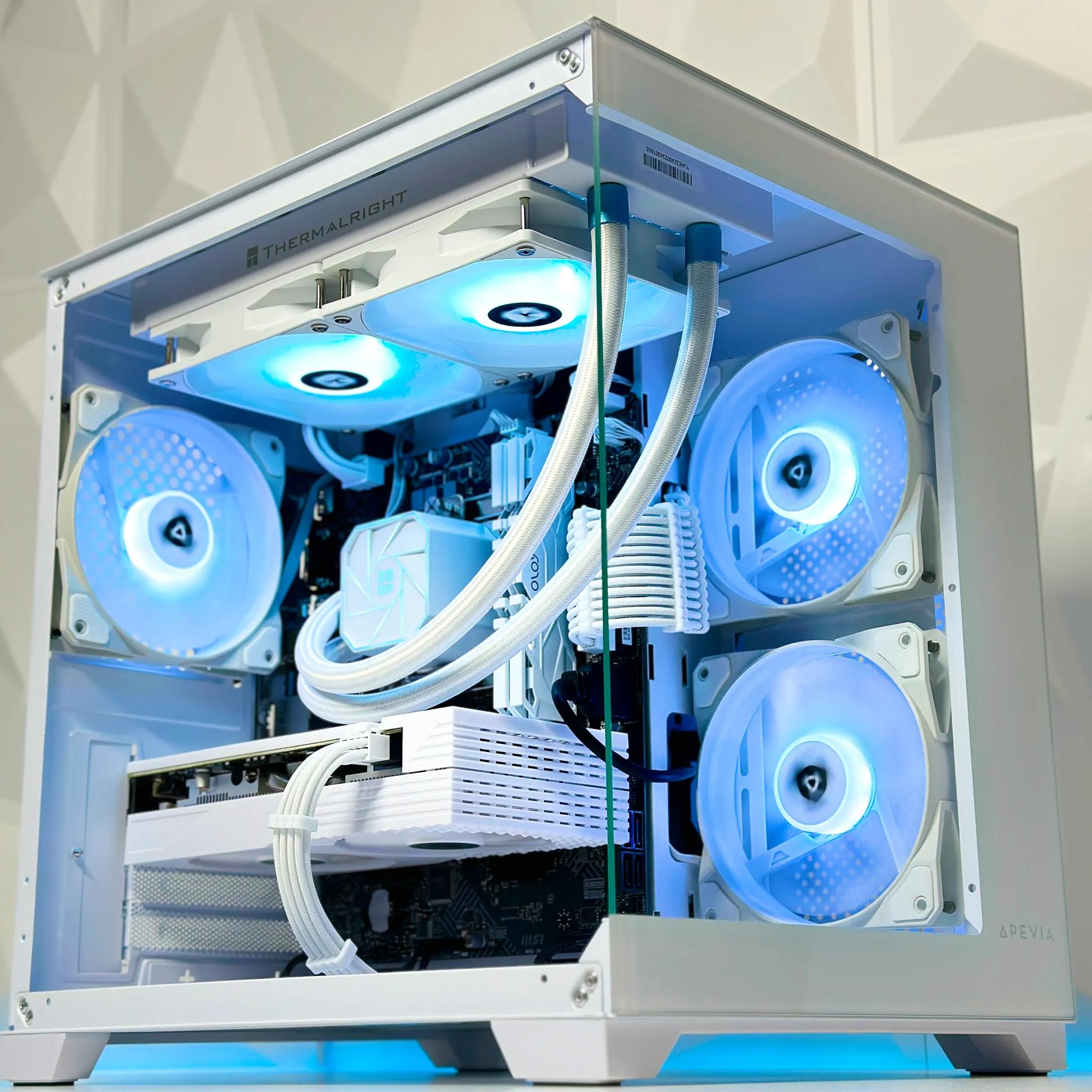 ❄️ · 🥶||Liquid Cooled Gaming PC❄️AMD RX 5600 6GB❄️AMD Ryzen 5 3500X❄️16GB DDR4❄️512GB NVME