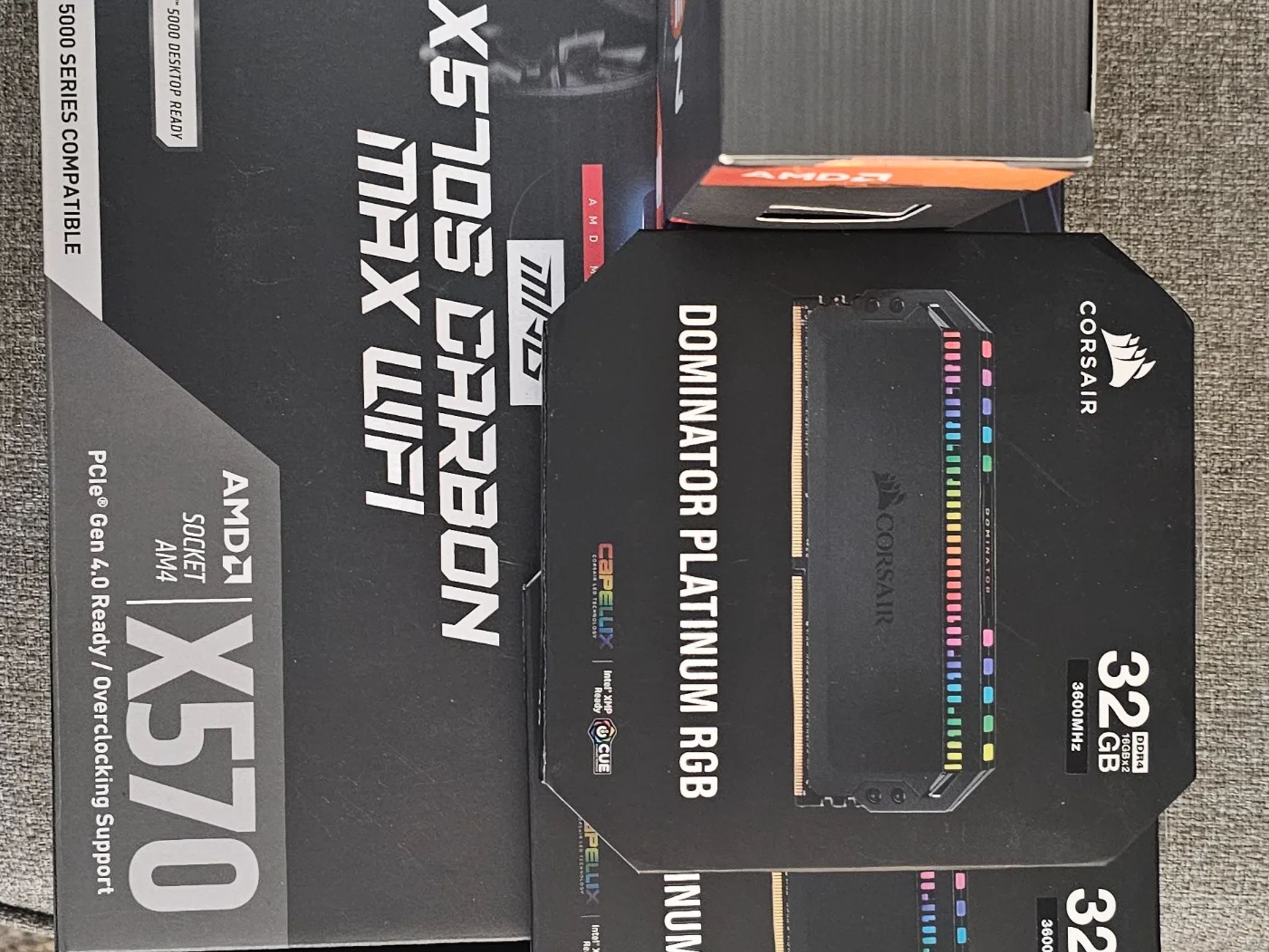 5950x, 64GB RAM, MSI MPG Carbon Max Wifi