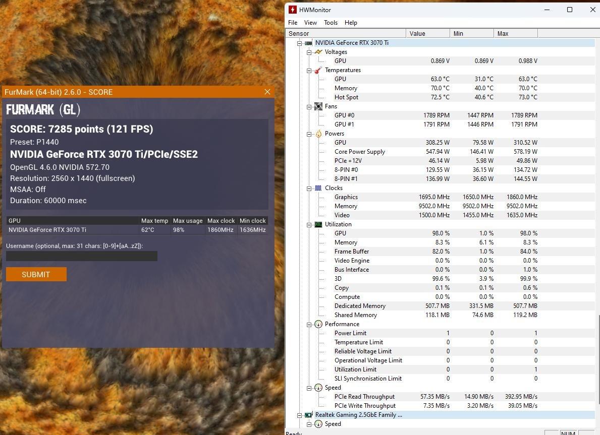 EVGA FTW3 3070ti 8gb
