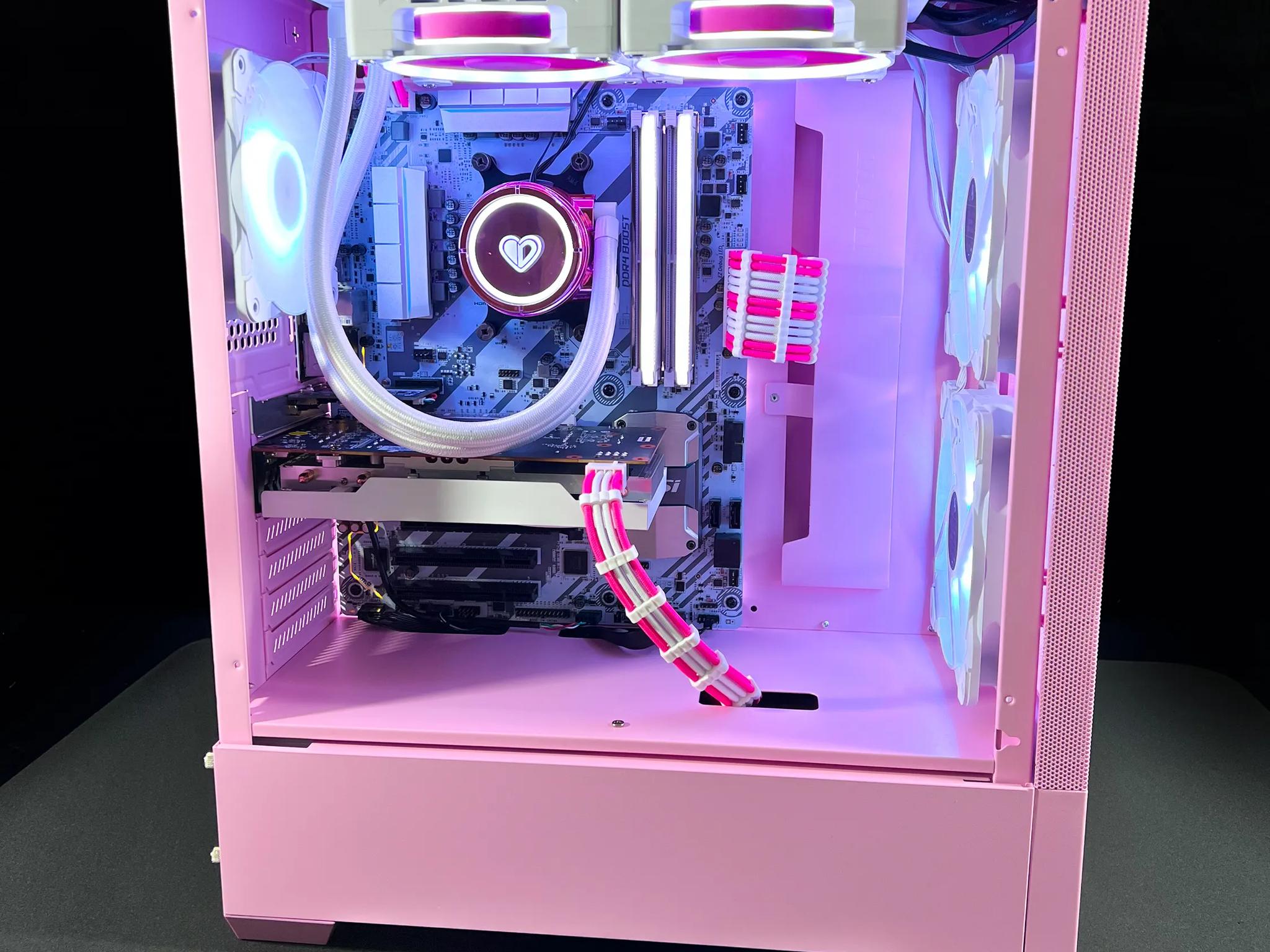 Ryzen 5 2600 | Radeon RX 6600 | Pink Gaming PC Build | Jawa