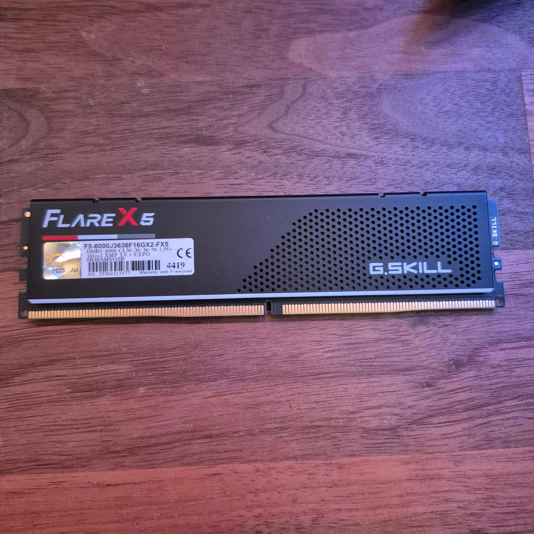 G SKILL 16 GB DDR5 RAM