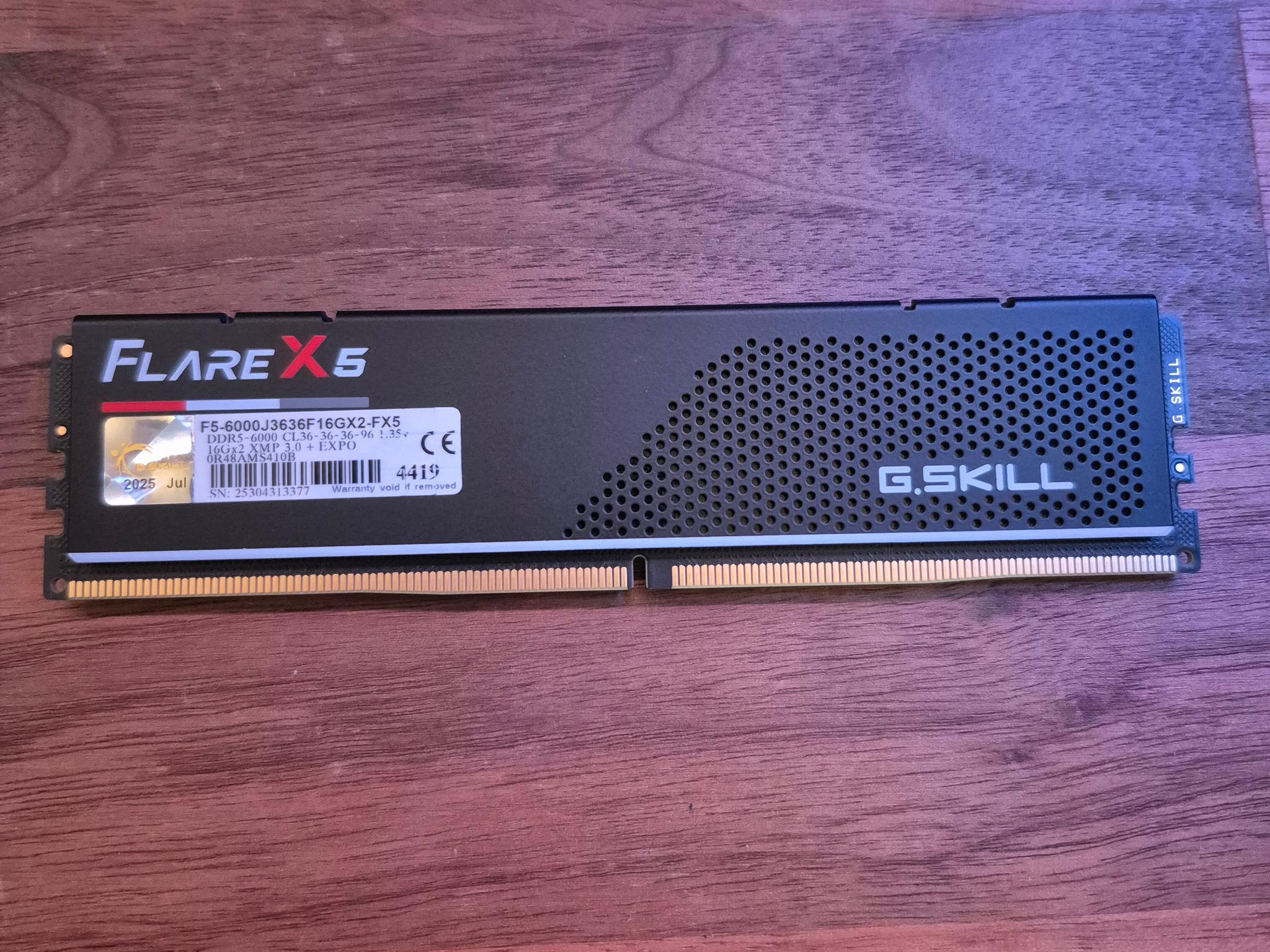 G SKILL 16 GB DDR5 RAM