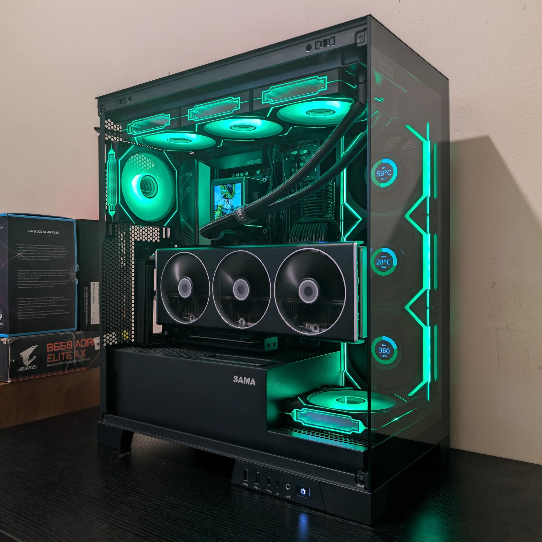 🔥 4K Gaming Beast | RX 7900XTX | Ryzen 9 7900X | 2TB SSD | 32GB RAM | WiFi 6 & Bluetooth 🔥