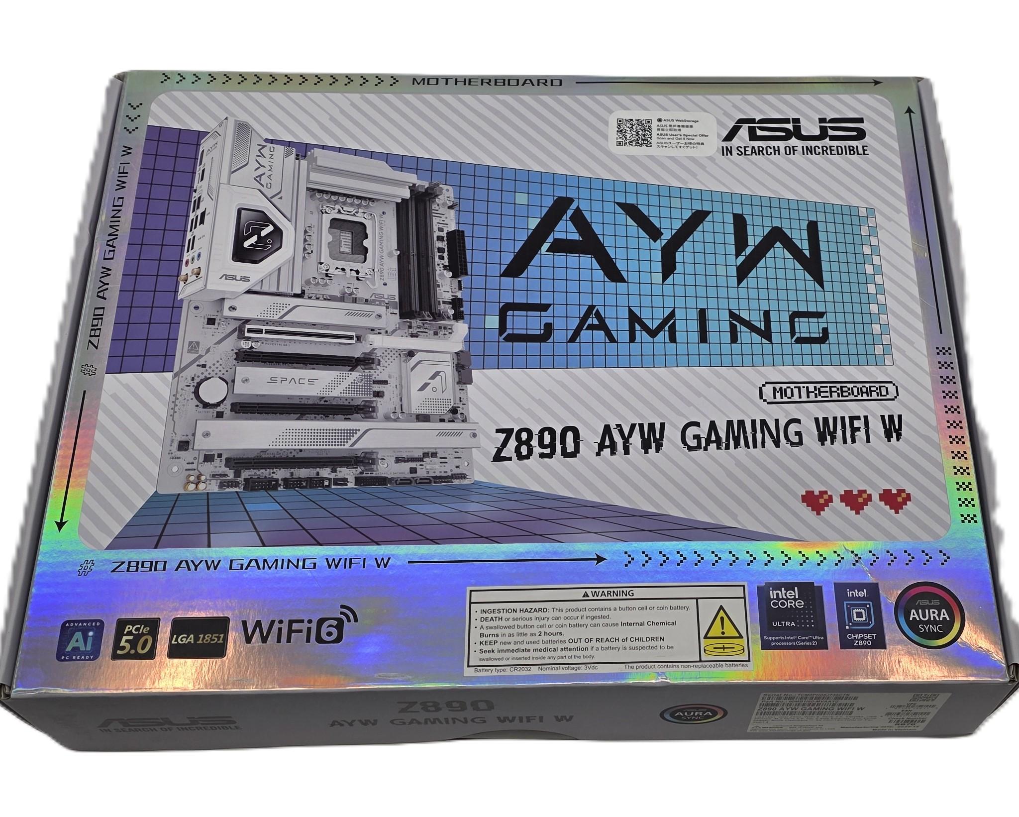 ASUS Z890 AYW GAMING WIFI W Intel LGA 1851 ATX Motherboard NEW