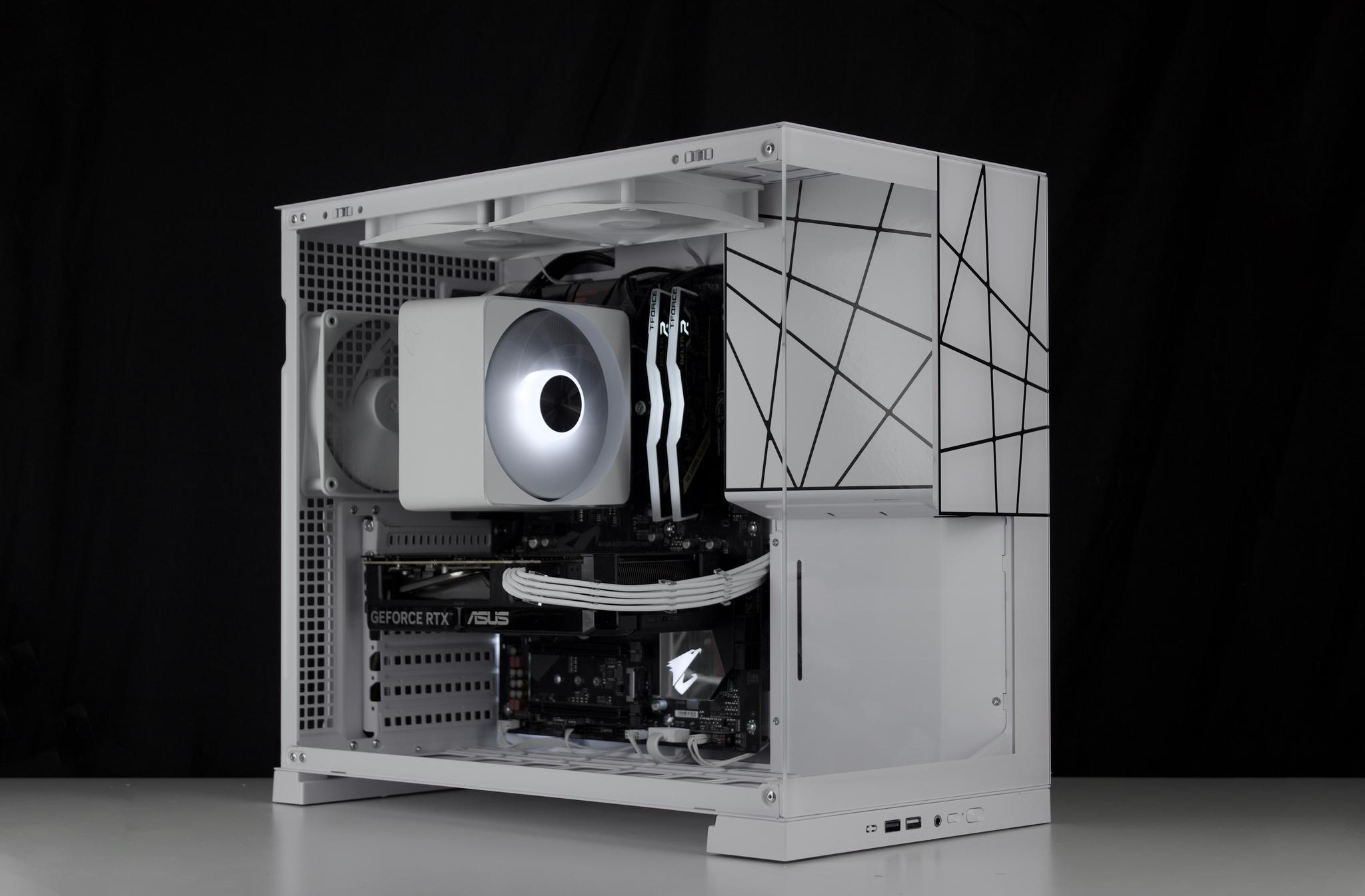 🧊❄️🧊 White Gaming PC – RTX 5060, Ryzen 5 5600X, 16GB RAM, 1TB SSD - WiFi, BlueTooth 🧊❄️🧊