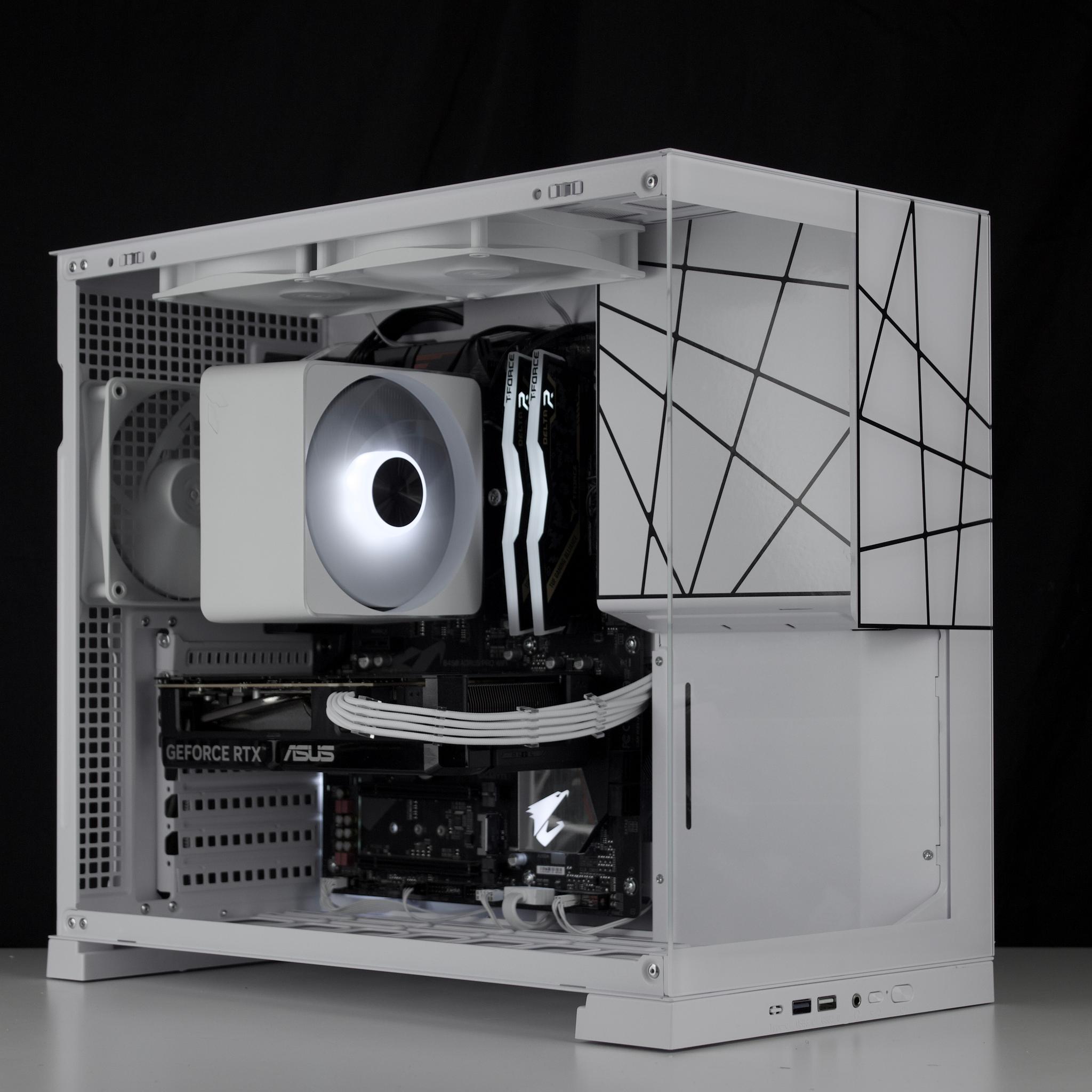 🧊❄️🧊 White Gaming PC – RTX 5060, Ryzen 5 5600X, 16GB RAM, 1TB SSD - WiFi, BlueTooth 🧊❄️🧊
